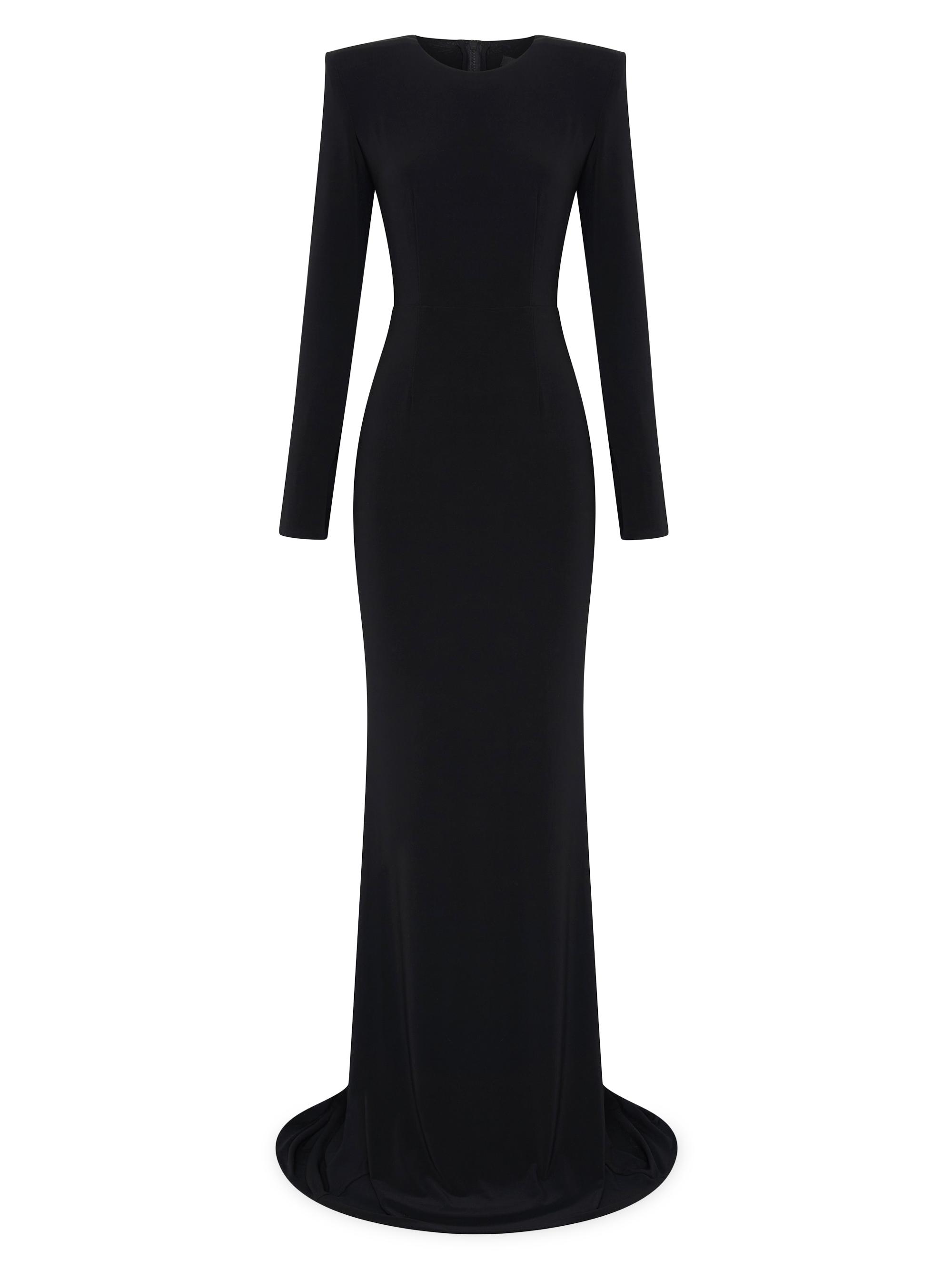 Zhivago Women's Forte Floor-Length Jersey Gown - Black