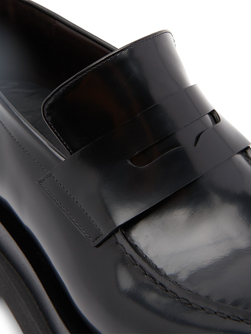 Shop Bottega Veneta Lug Leather Loafers | Saks Fifth Avenue Shop Bottega Veneta Lug Leather Loafers | Saks Fifth Avenue