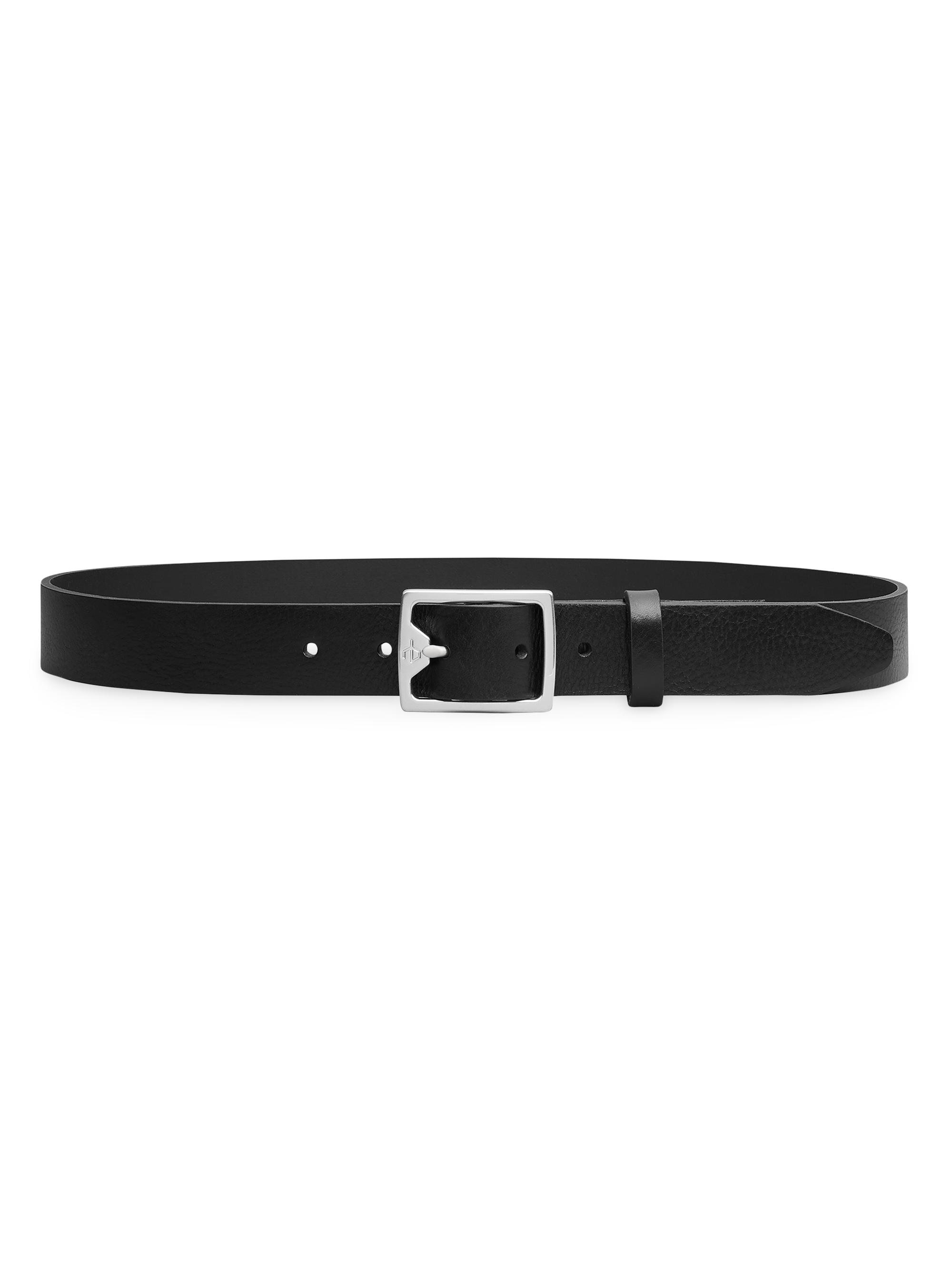 rag & bone Women's Boyfriend Leather Belt - Black