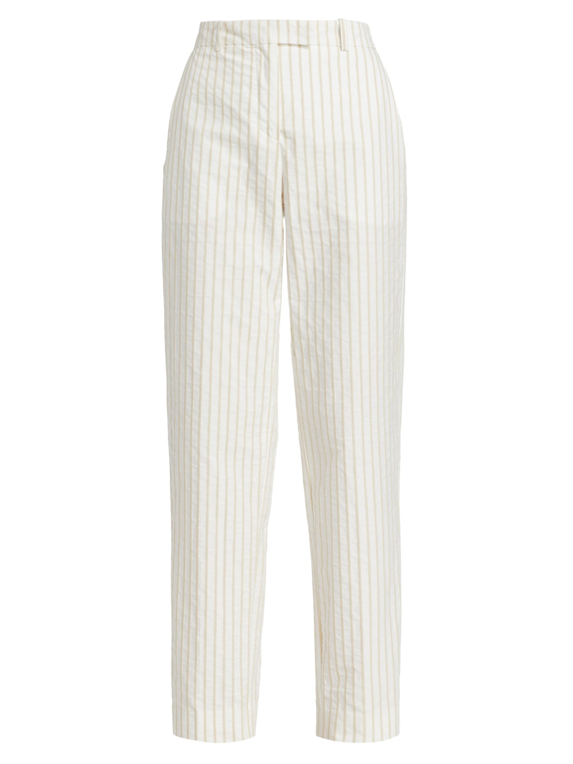 Fabiana Filippi Women's Striped Wide-Leg Trousers - White Parchment