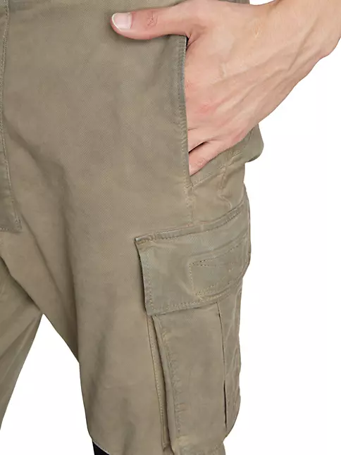 Balmain Men's Monogram Nylon Cargo Pants