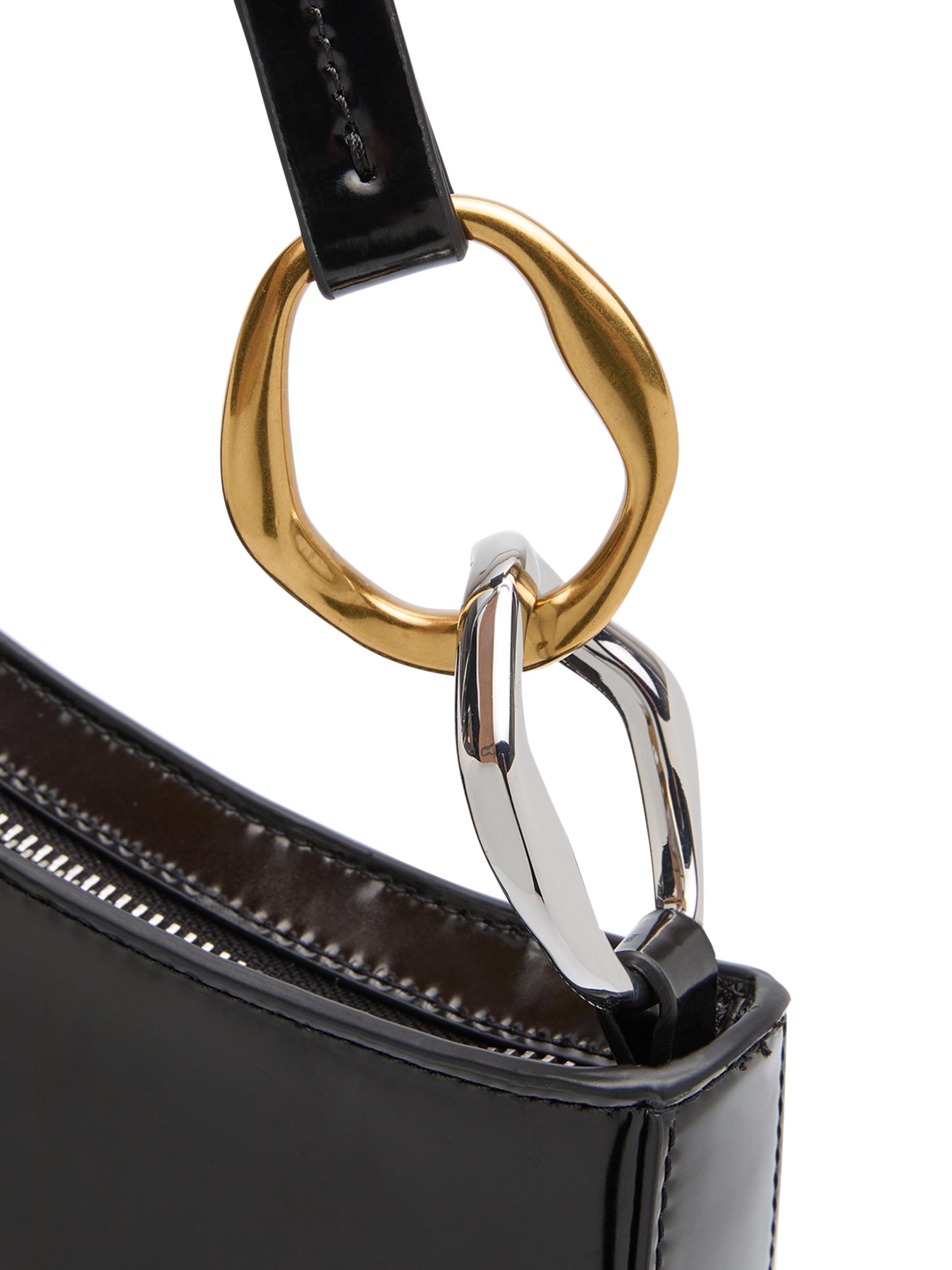 Staud Women's Ollie Leather Shoulder Bag - Black | Thumbnail 6