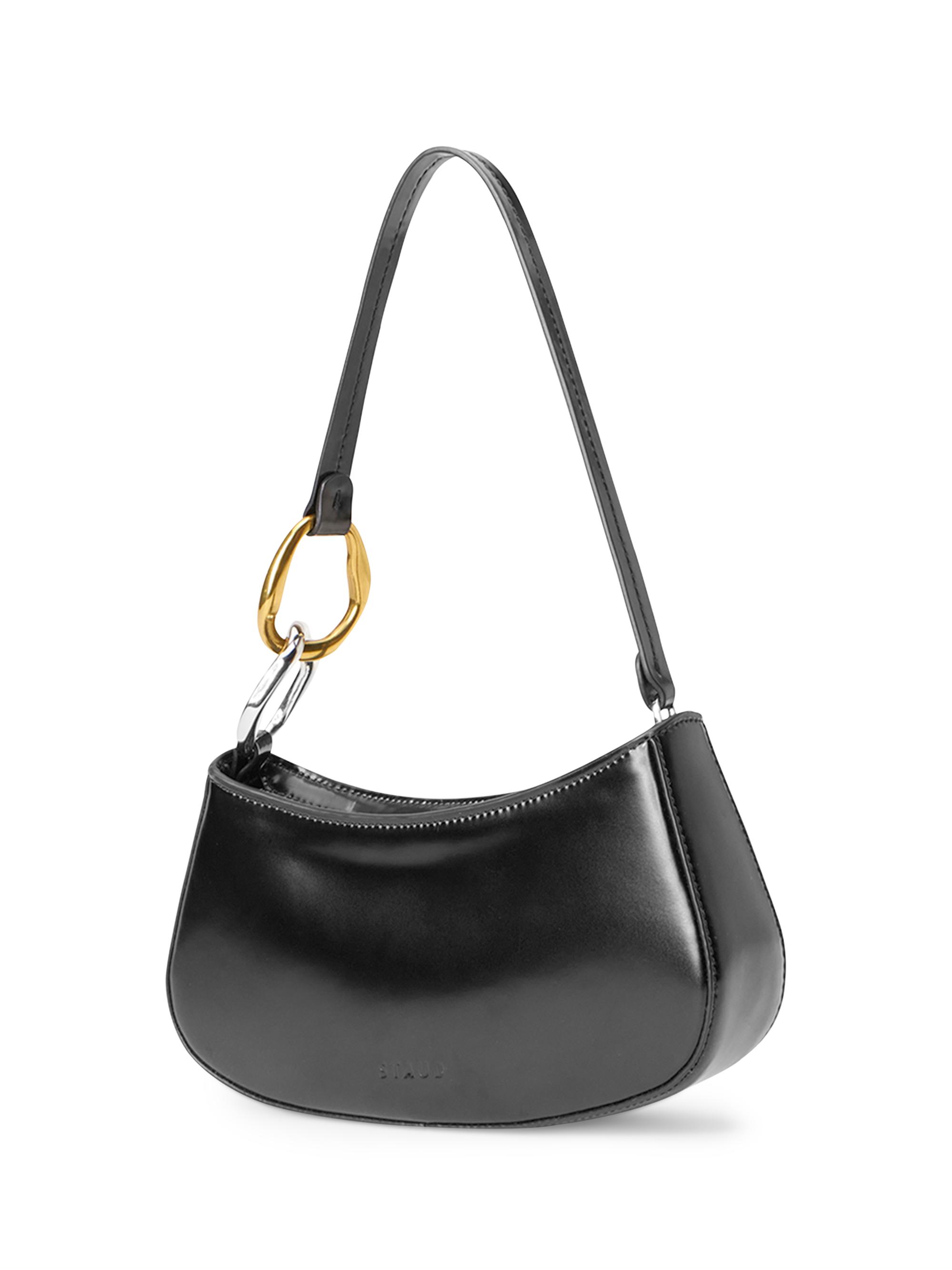 Staud Women's Ollie Leather Shoulder Bag - Black | Thumbnail 7
