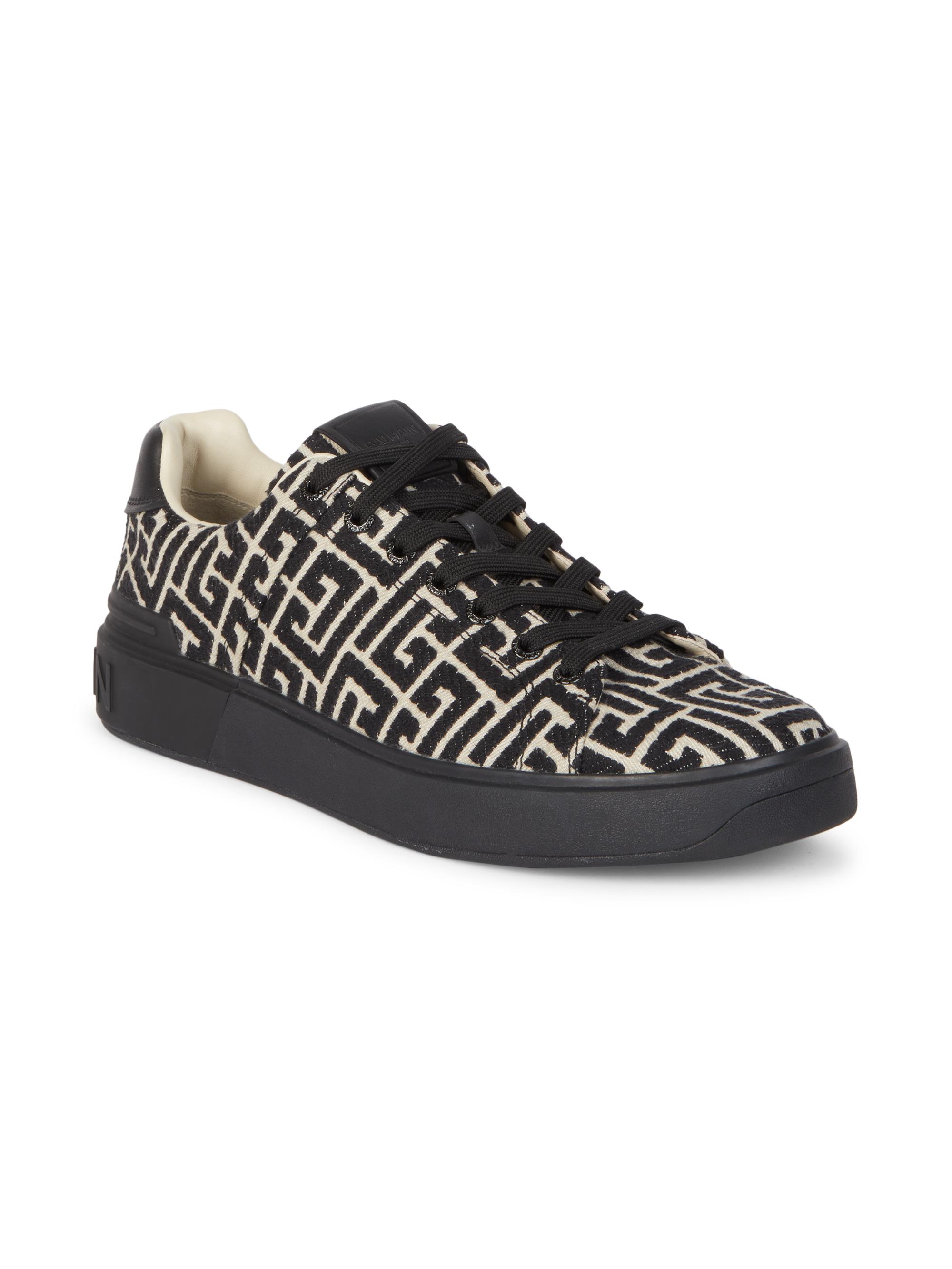 D*1様 BALMAIN HOMMEバルマンオム ハラコブーツ【75000円より Balmain B Court Monogram Jacquard Low-Top Sneakers | Saks Fifth Avenue