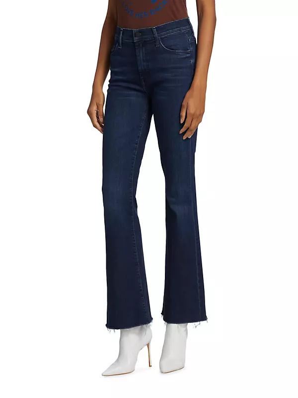 Shop Mother The Weekender High-Rise Stretch Flare Jeans