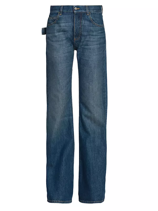 Straight-Leg Cargo Jeans