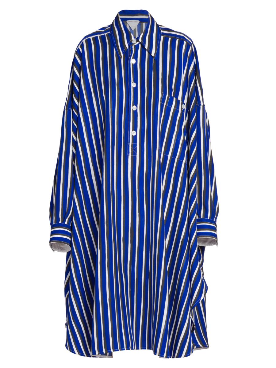Bottega Veneta Striped Oversized Shirtdress | Saks Fifth Avenue