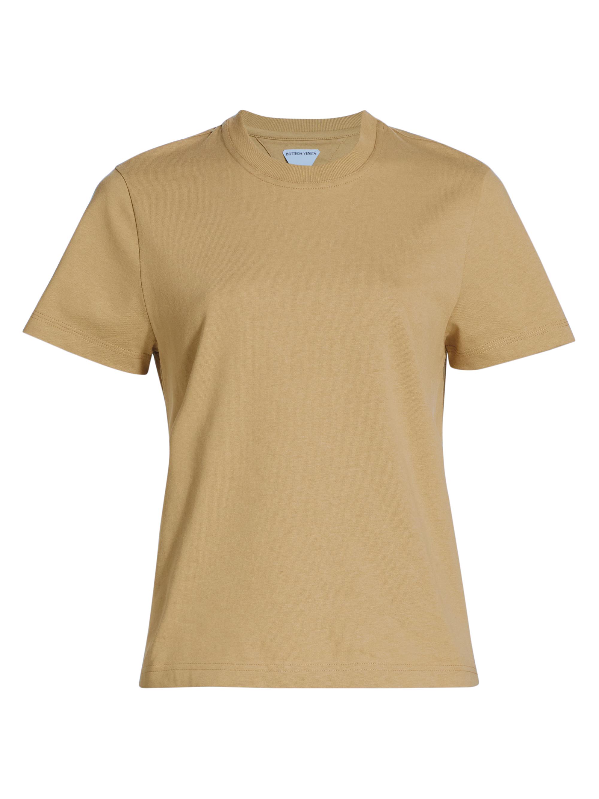 Bottega Veneta Women's Cotton Crewneck T-Shirt - Pool