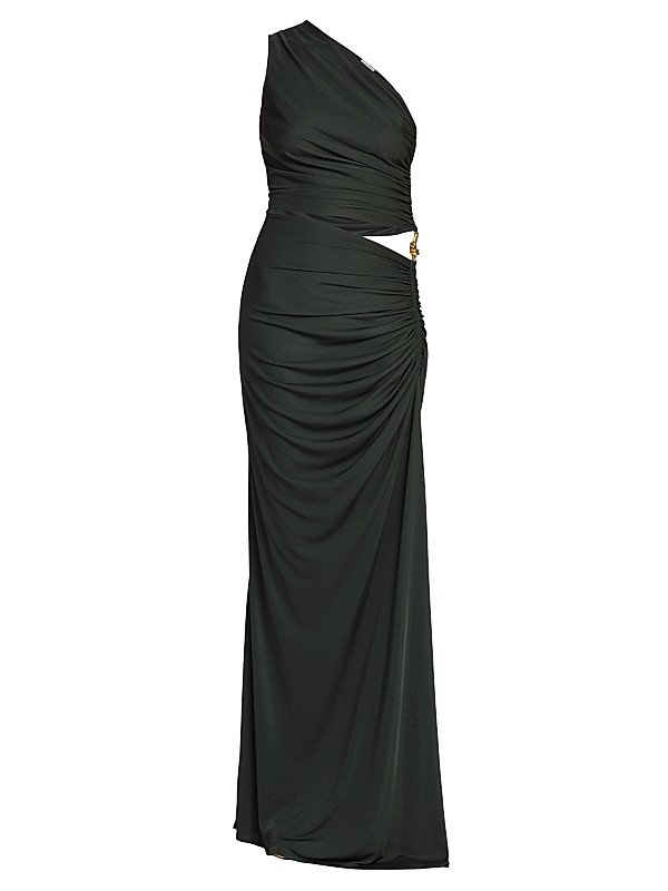 Shop Bottega Veneta Knotted One-Shoulder Gown | Saks Fifth Shop Bottega Veneta Knotted One-Shoulder Gown | Saks Fifth