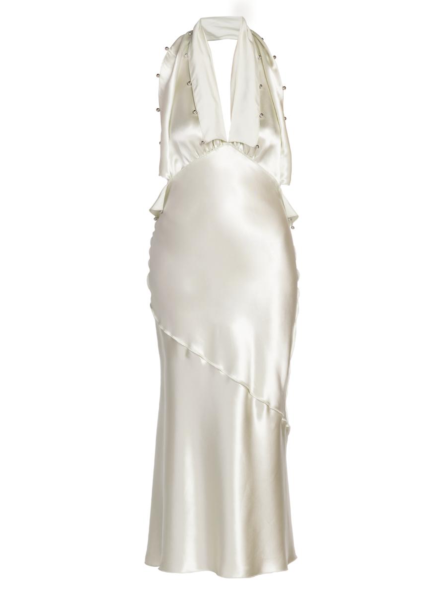 ワンピース BOTTEGA VENETA WHITE VISCOSE MINI DRESS Bottega Veneta® Women's Compact Viscose Dress in White. Shop