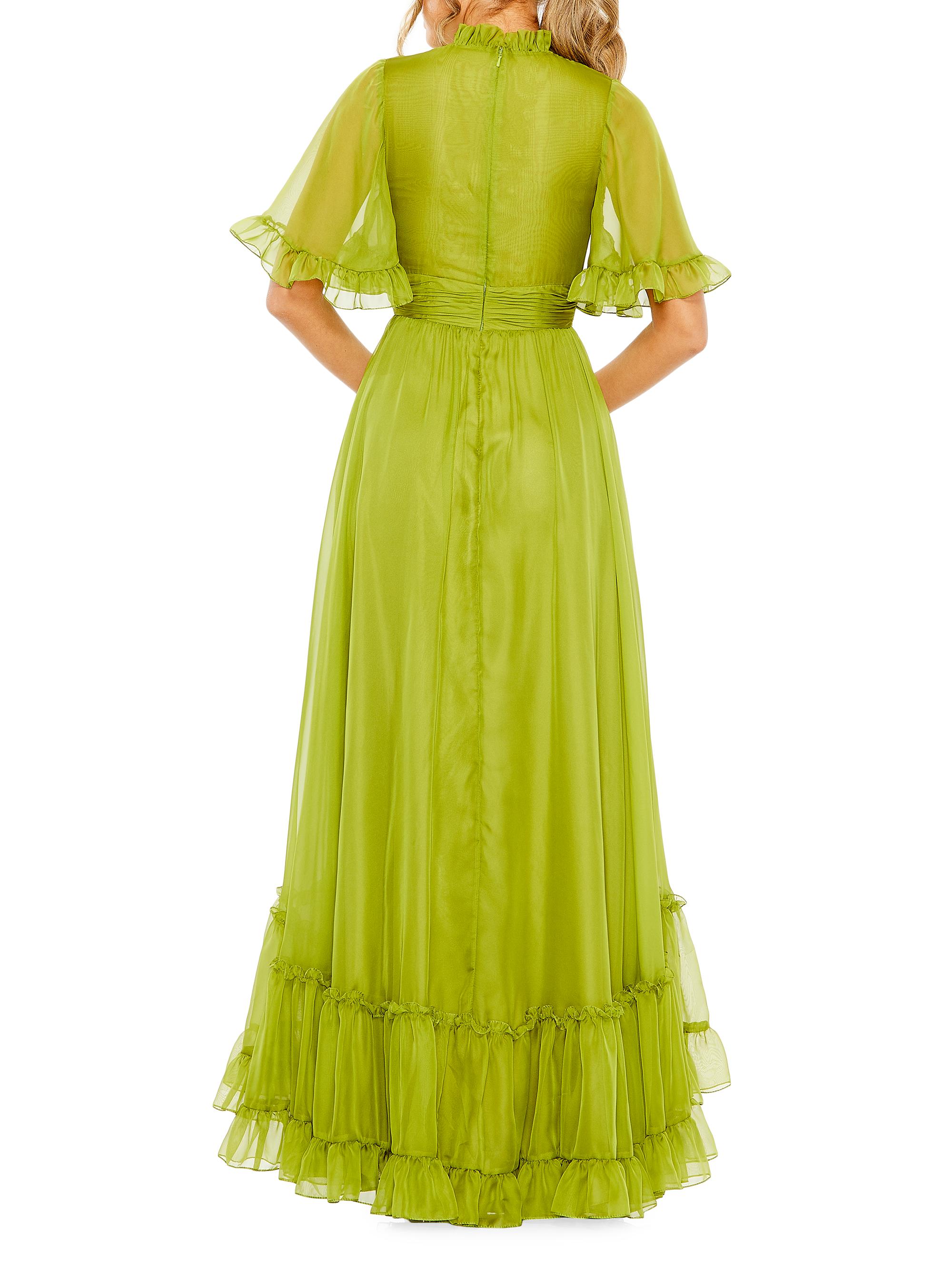 Mac Duggal Evening Chiffon High-Low Gown | Saks Fifth Avenue