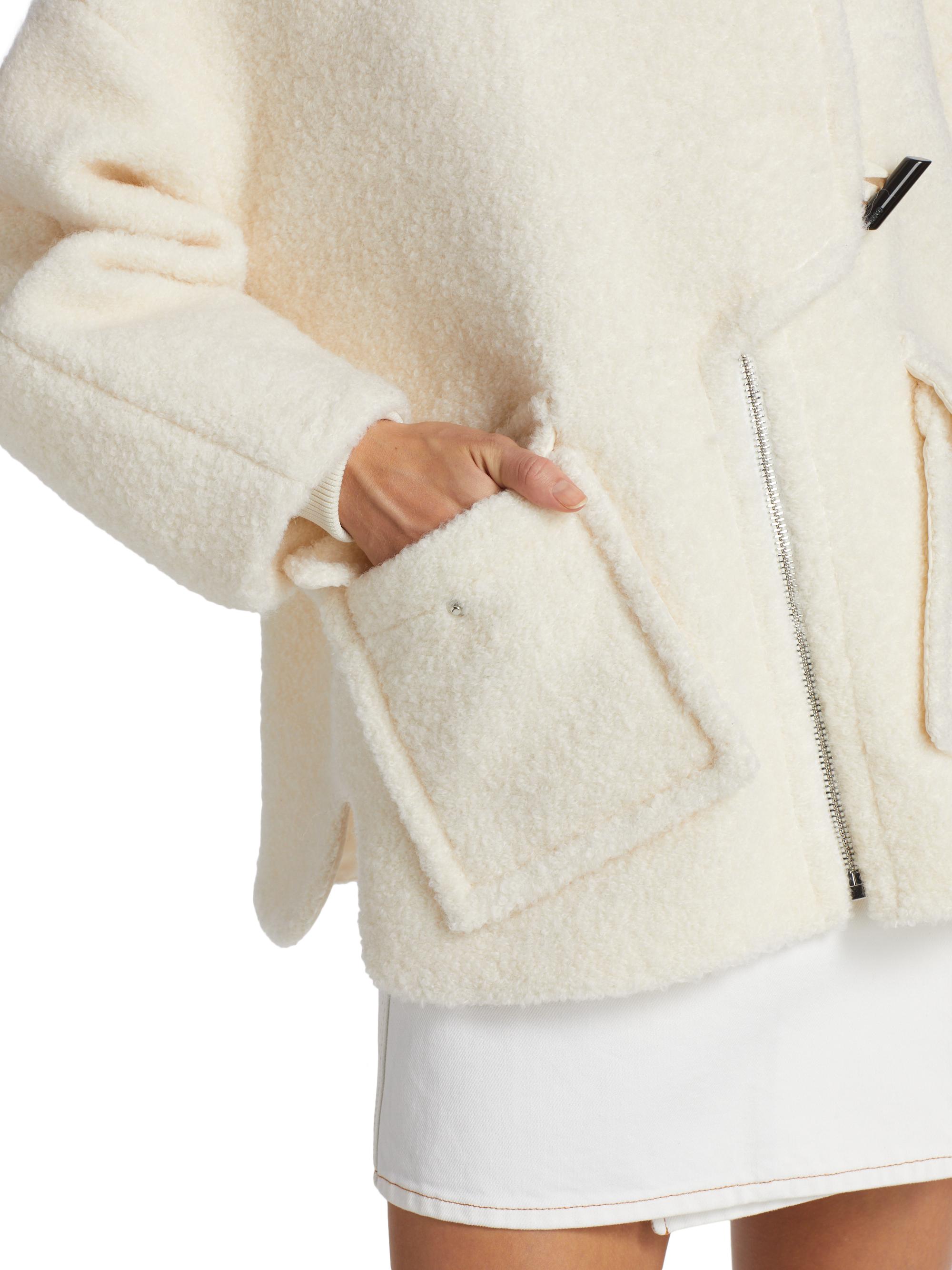 Ganni Wool-Blend Boucle Jacket | Saks Fifth Avenue