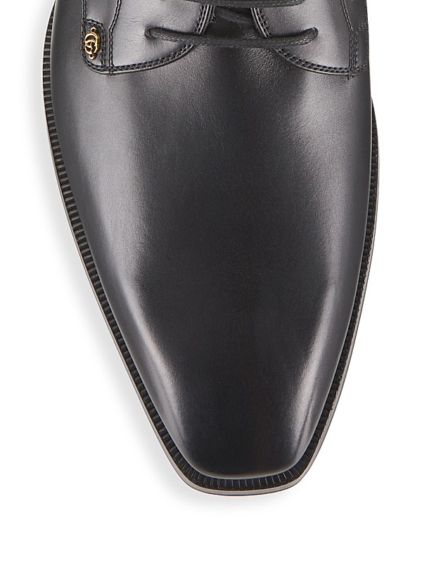 Shop Gucci Leather Logo Oxfords | Saks Fifth Avenue Shop Gucci Leather Logo Oxfords | Saks Fifth Avenue