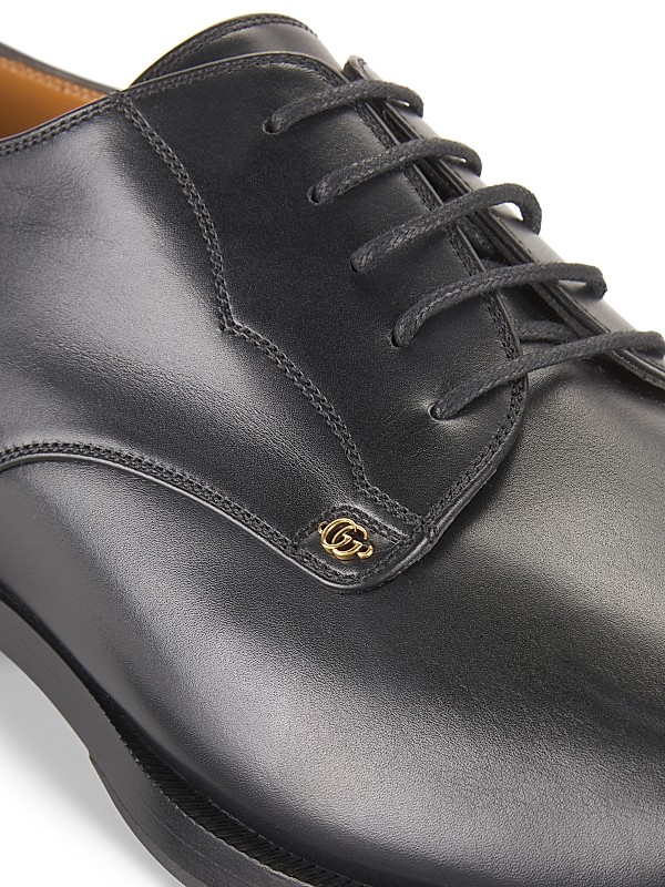 Shop Gucci Leather Logo Oxfords | Saks Fifth Avenue Shop Gucci Leather Logo Oxfords | Saks Fifth Avenue