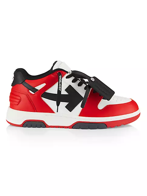 Off-White Out of Office Arrow Leather Trainer Sneakers