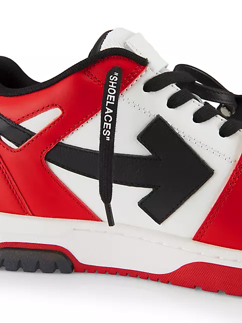 Off-White Men's Out of Office Leather Sneakers