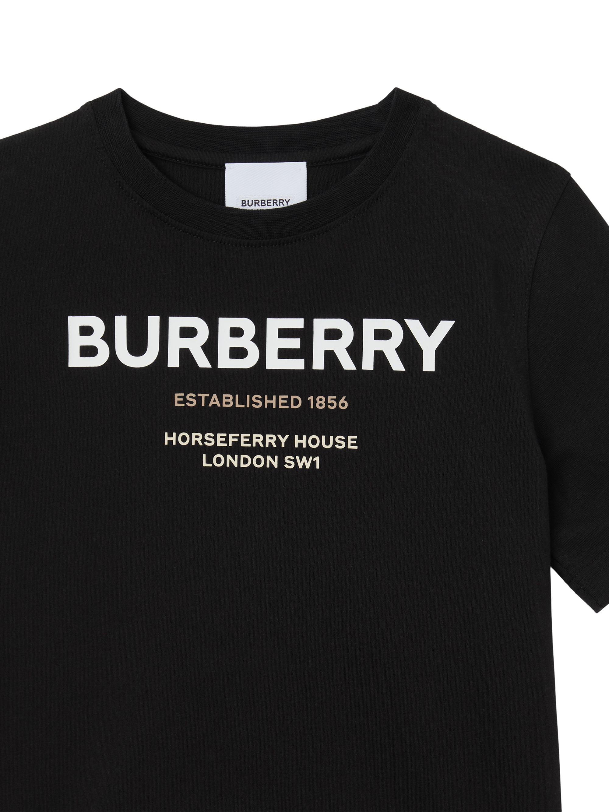 Burberry Black Horseferry Shirt