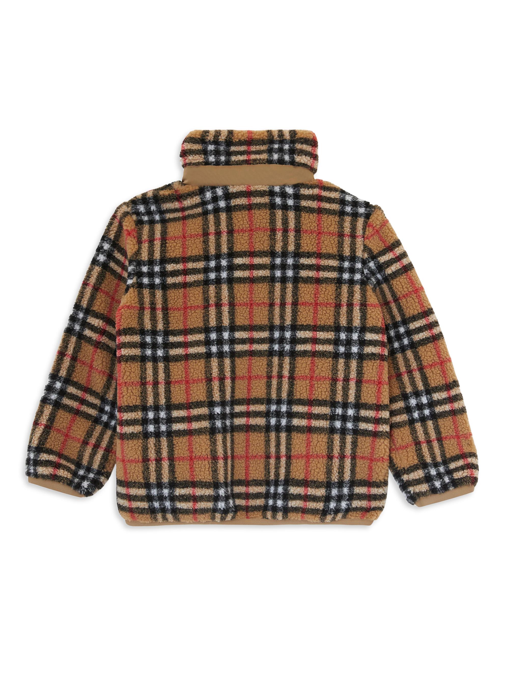 【美品】Burberry Kids ジップアップ チェック ロンパース 美品】Burberry Kids ジップアップ チェック ロンパース 美品