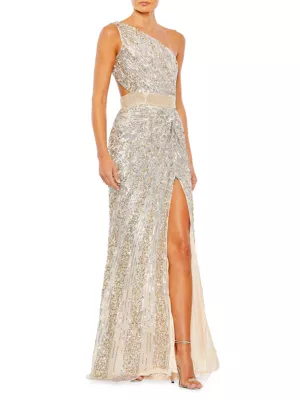 formal night dress LaDivine CC8801 Silver 6 Sale main image 0