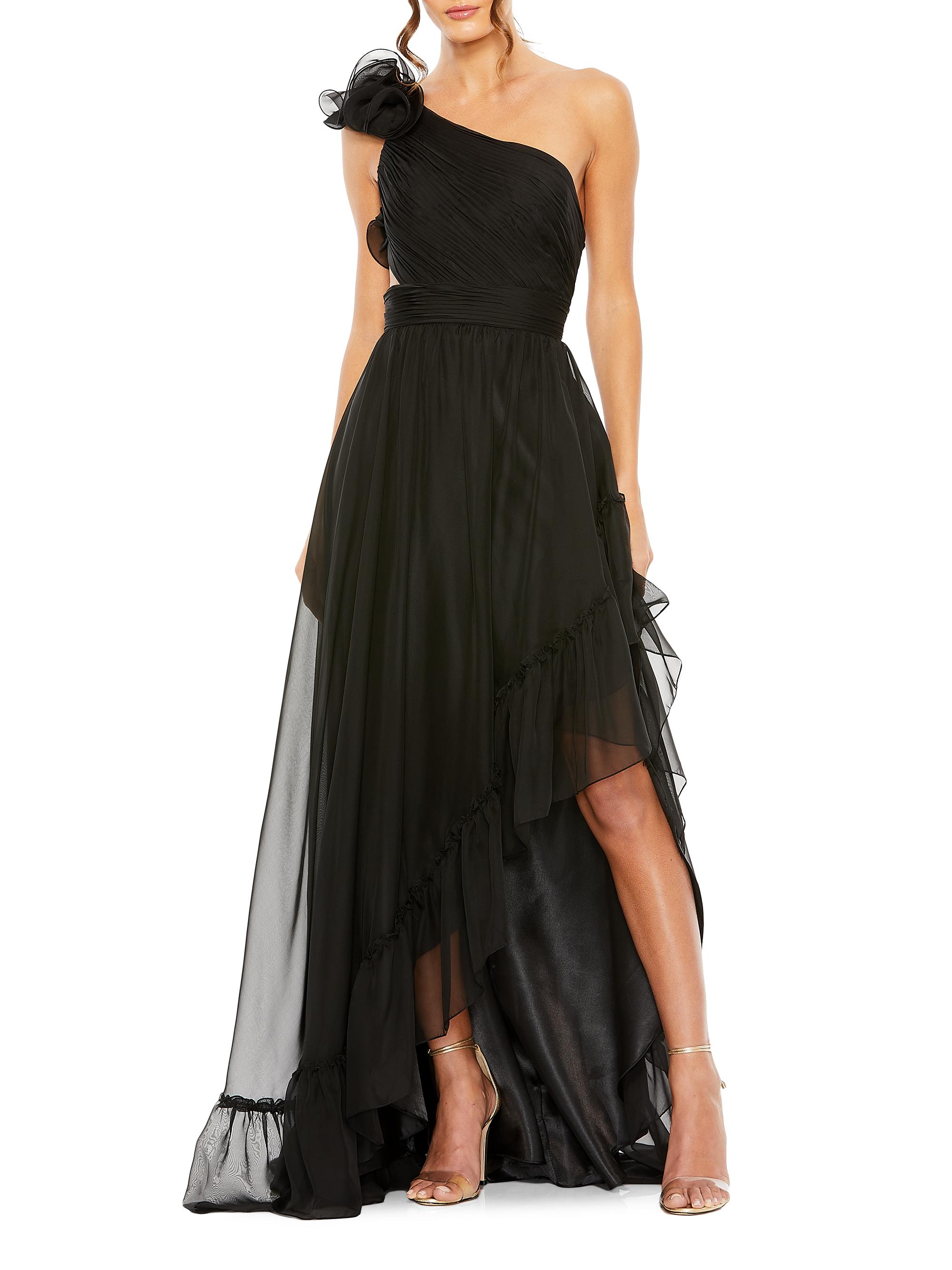 superdown jane asymmetrical dress Kiss Of Life Chiffon Maxi Dress Pink main image 1