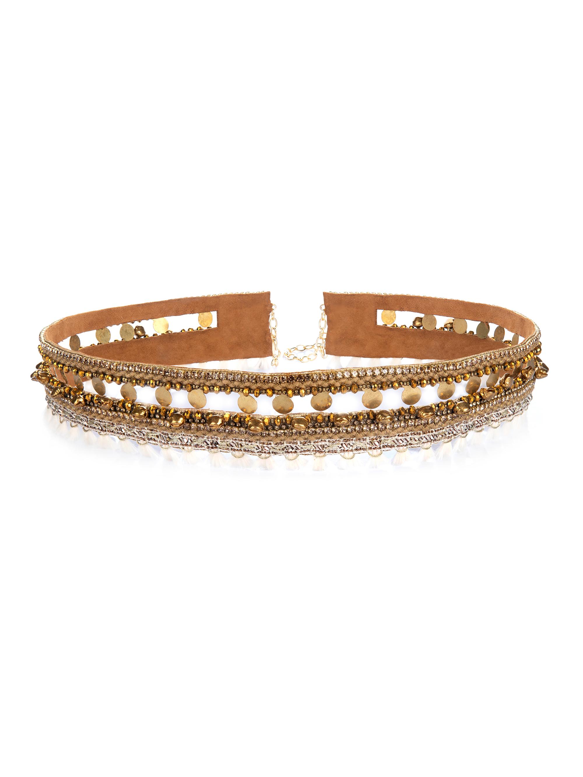 Deepa Gurnani Women's Remington Embellished Belt - White