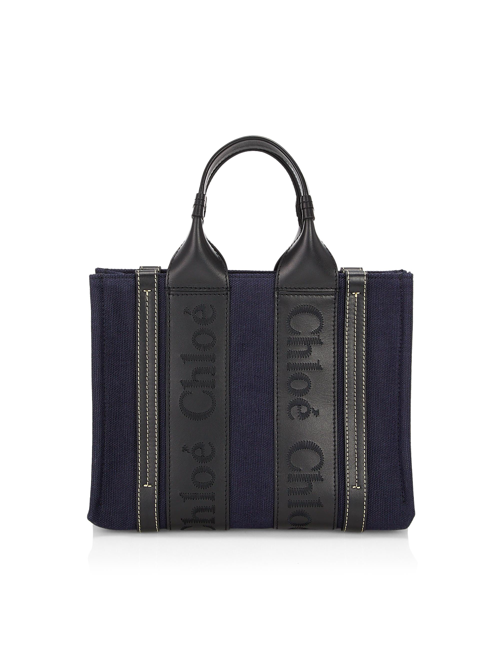 Chloé Woody Small Tote Bag Chloé Small Woody Canvas Tote Bag | Saks Fifth Avenue