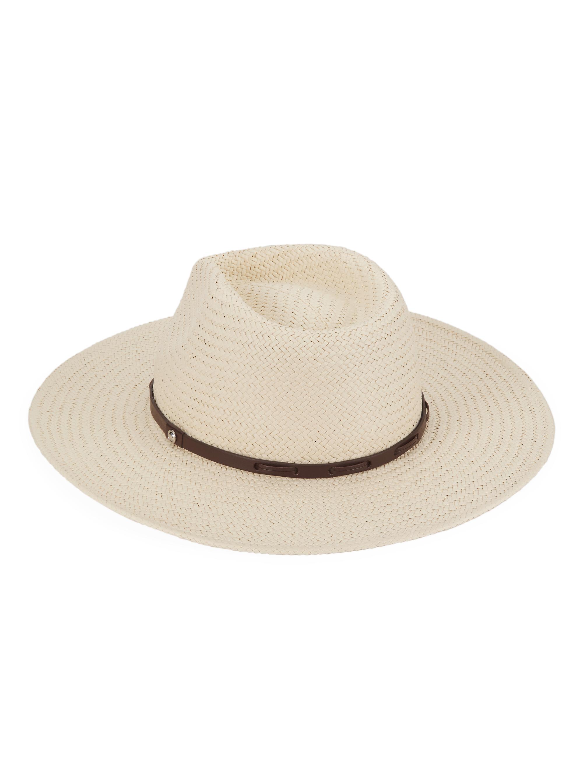 rag & bone Lexie Packable Straw Fedora | Saks Fifth Avenue