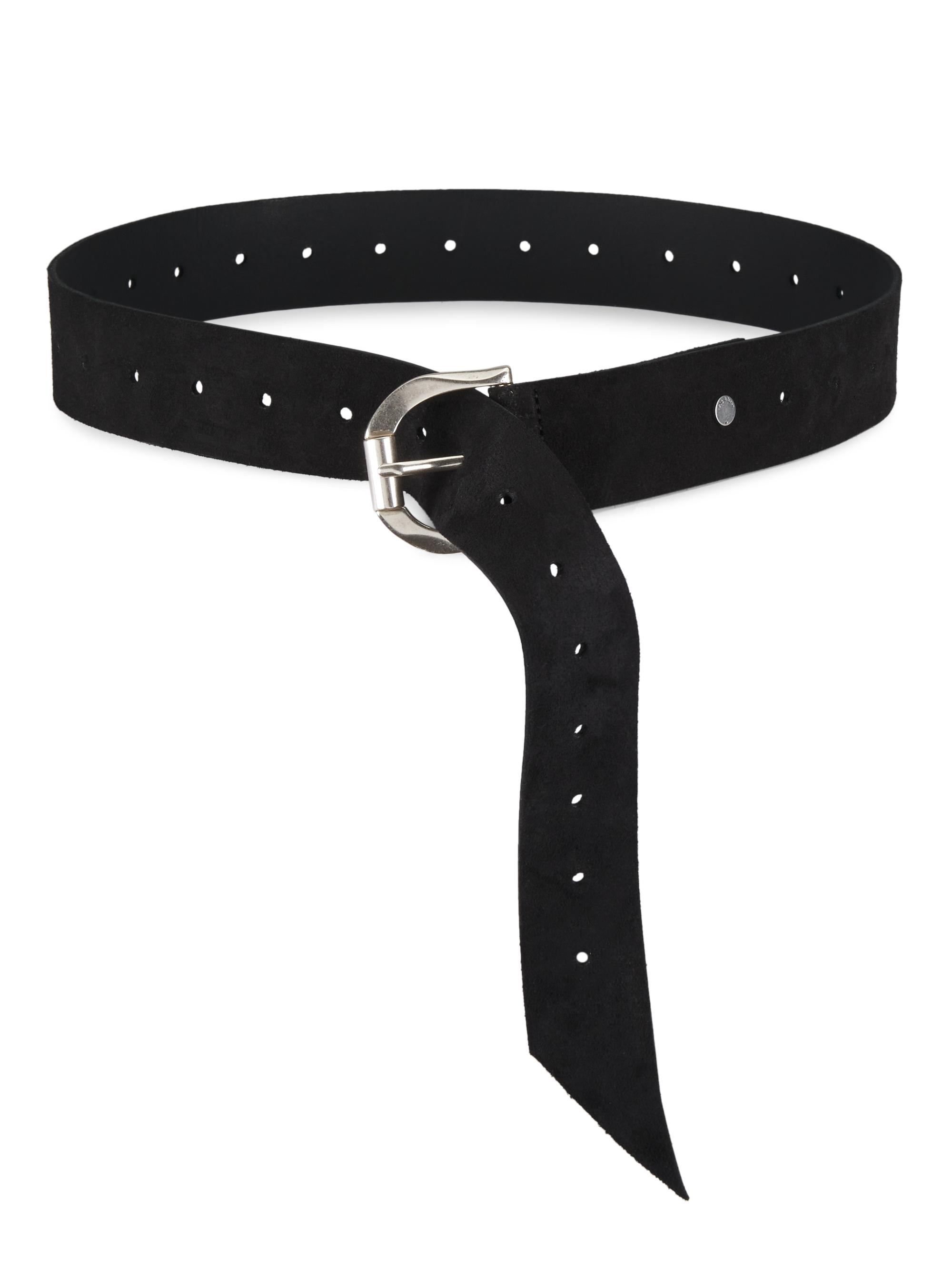 小物 SEA BIG HEART SUEDE BELT black SEA BIG HEART SUEDE BELT(SILVER)