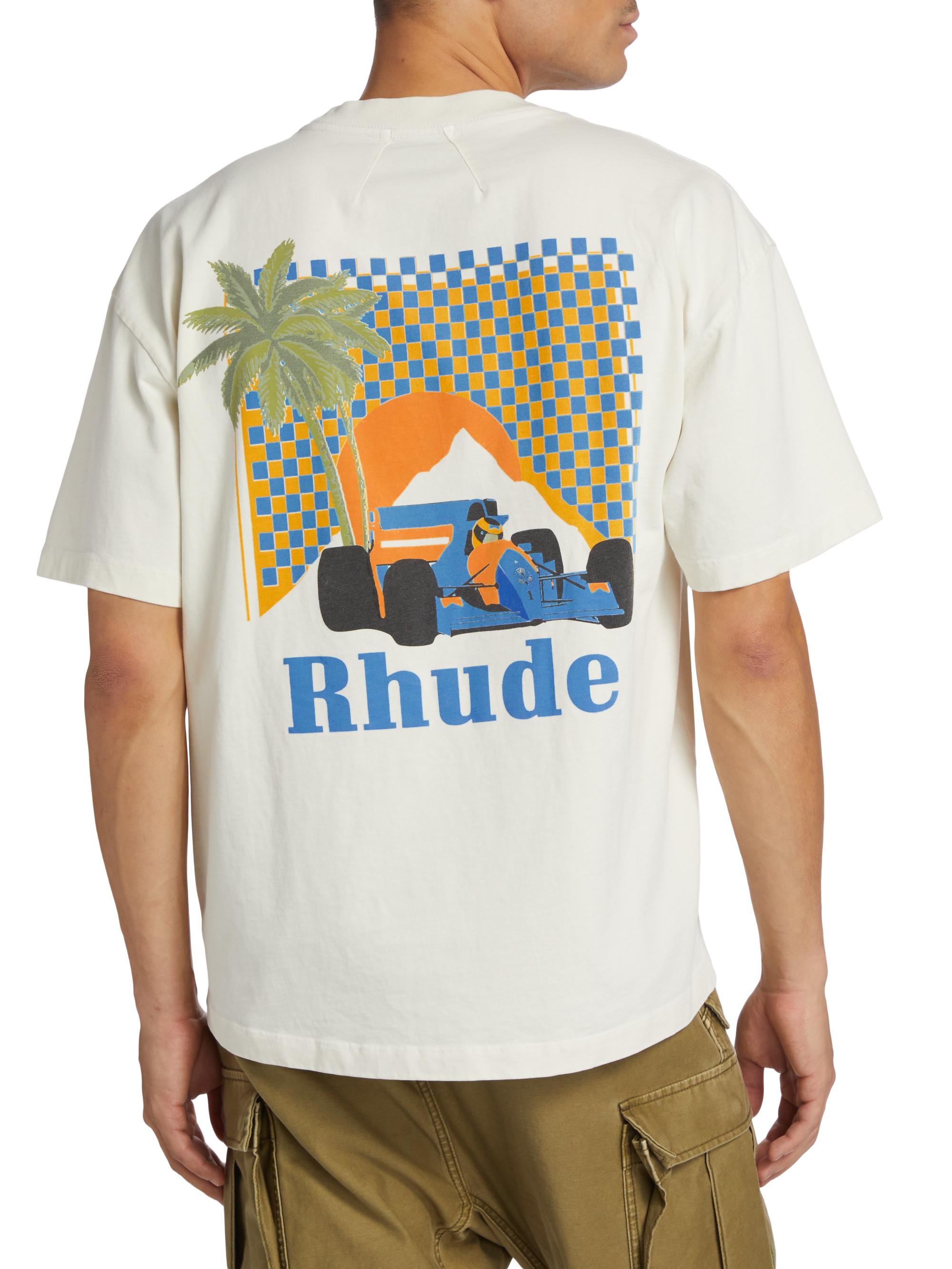 Rhude Moonlight Tropics Short-Sleeve T-Shirt | Saks Fifth Avenue