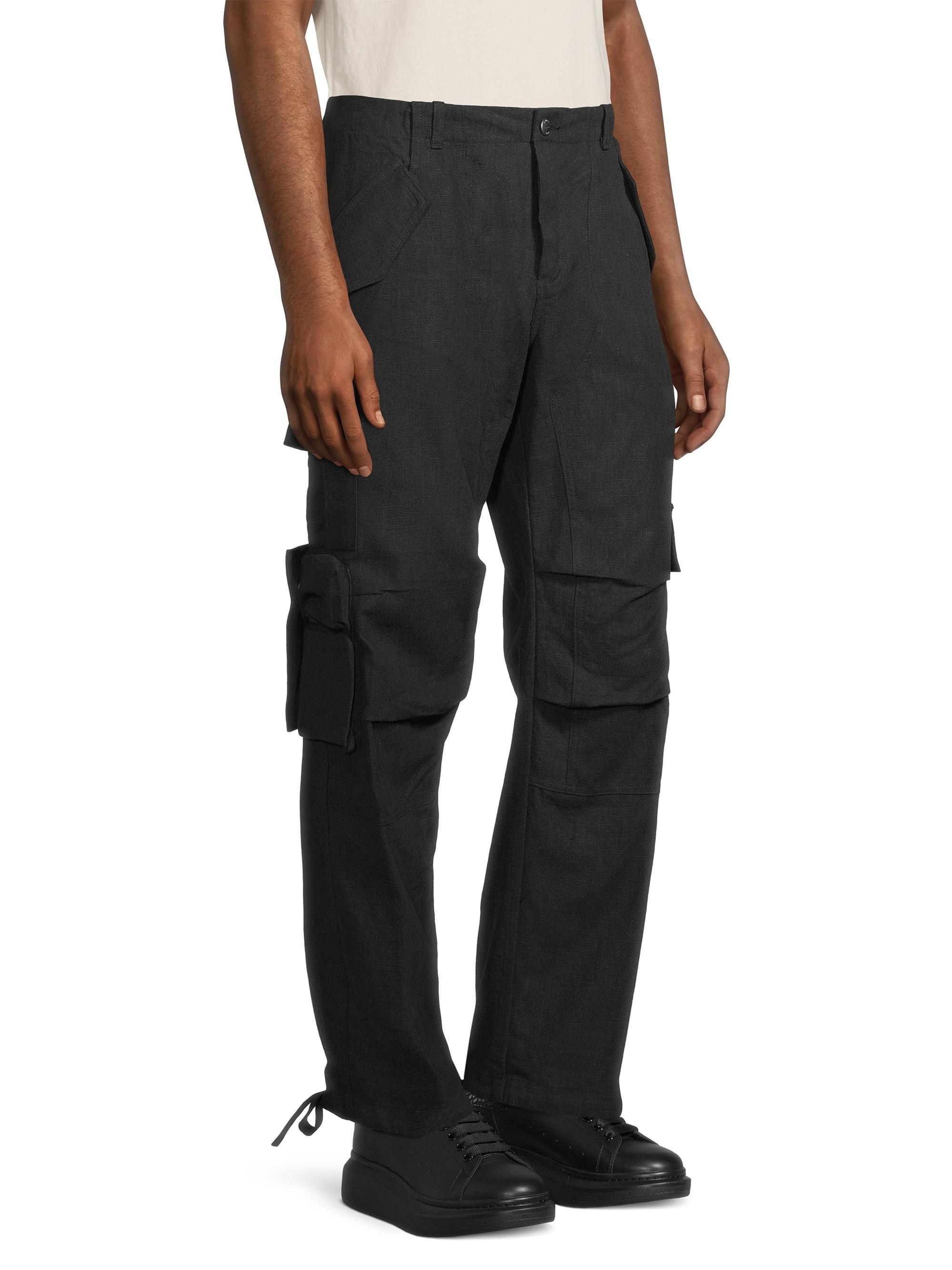Rhude Linen Cargo Pants | Saks Fifth Avenue