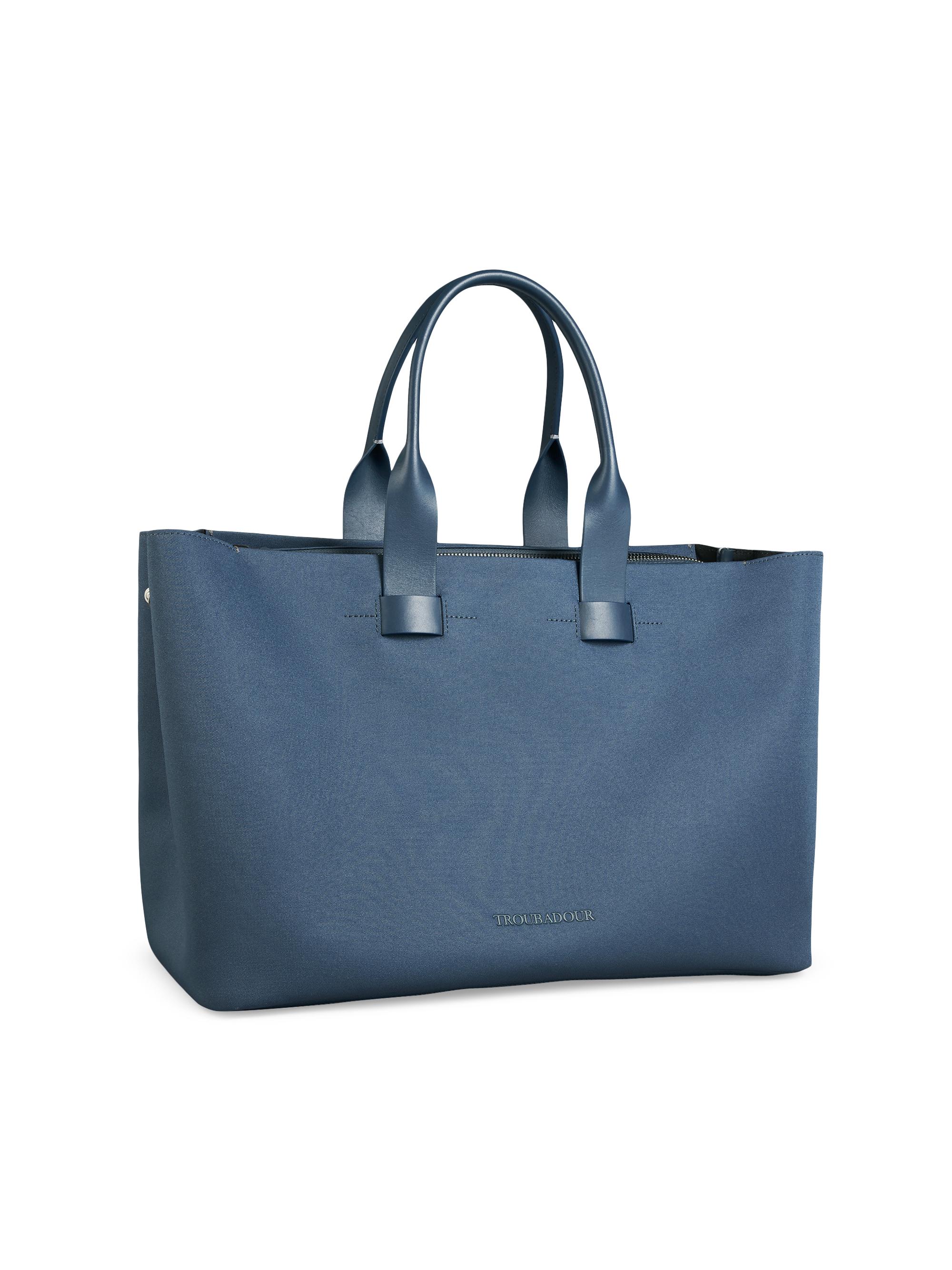 Troubadour Men's Carrier Tote Bag - Marine Blue