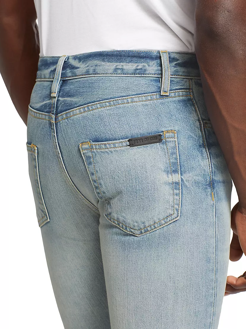 Shop Fear of God Eternal Five-Pocket Jeans