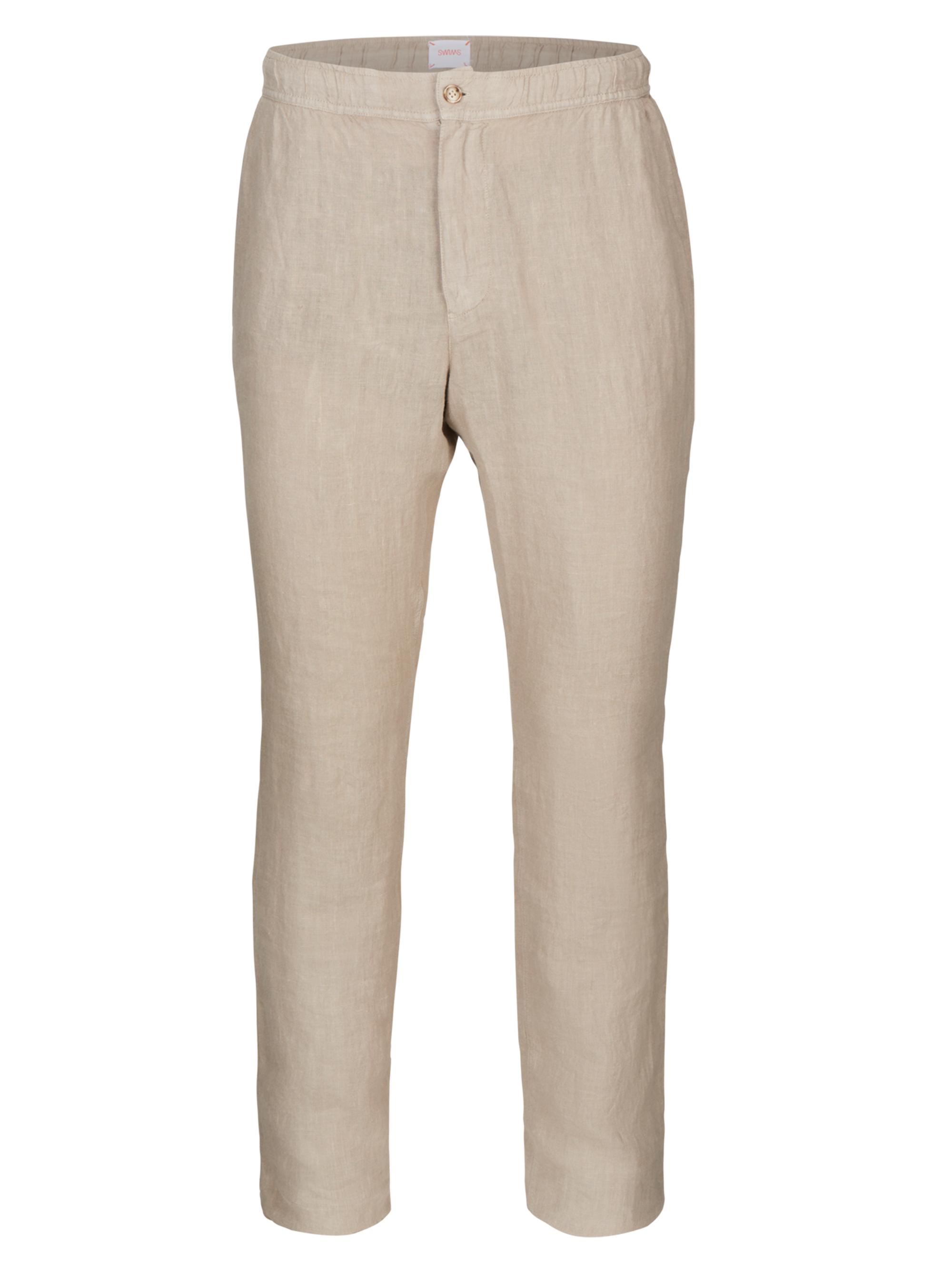 Swims Men's Amalfi Linen Slim-Fit Pants - Sand Dune