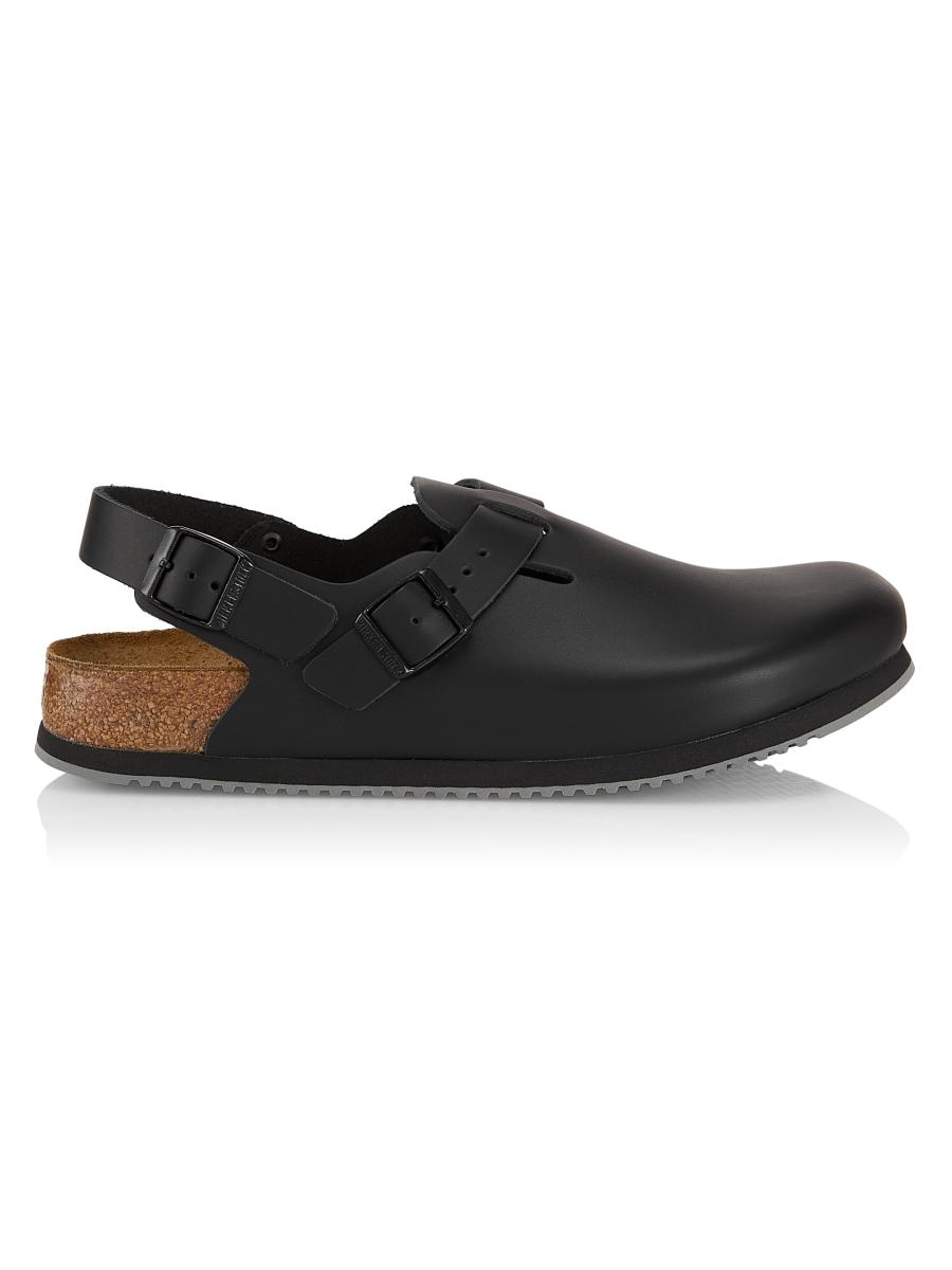 Shop Birkenstock Tokio Leather Big Buckle Clogs | Saks Fifth Shop Birkenstock Tokio Leather Big Buckle Clogs | Saks Fifth