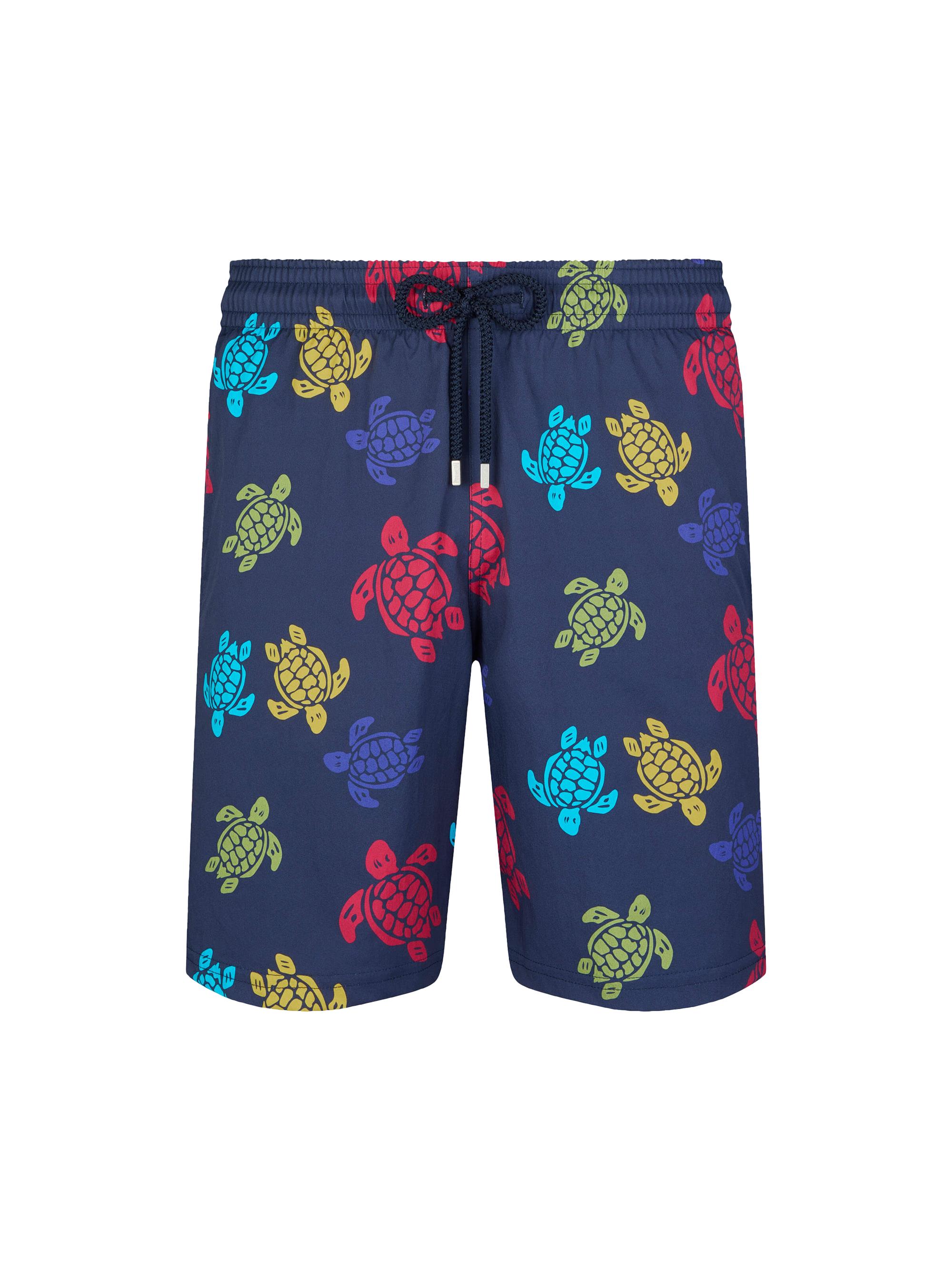 Vilebrequin Men's Okorise Turtle Swim Shorts - Navy