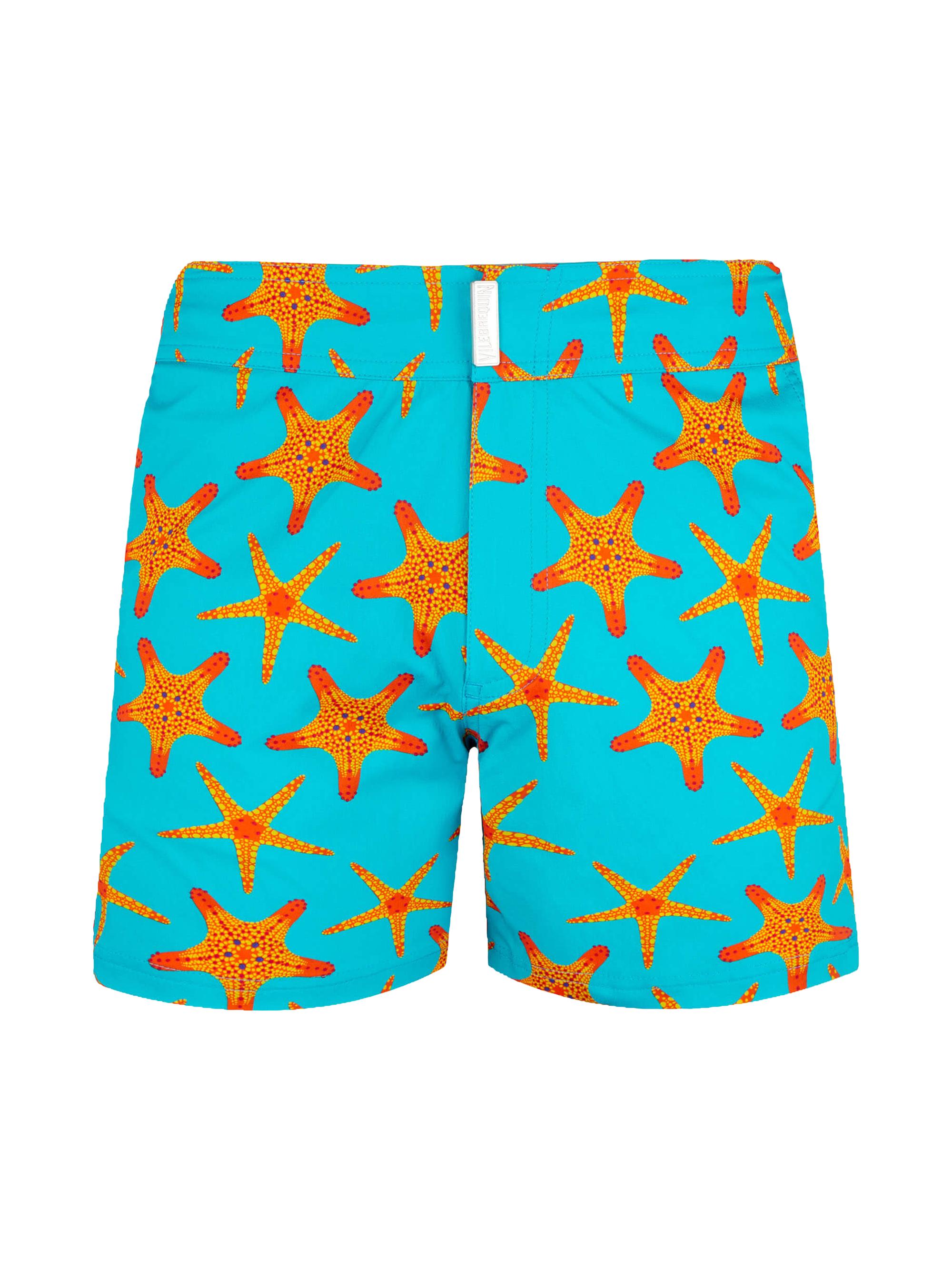 Vilebrequin Men's Merise Starfish Swim Shorts - Curacao