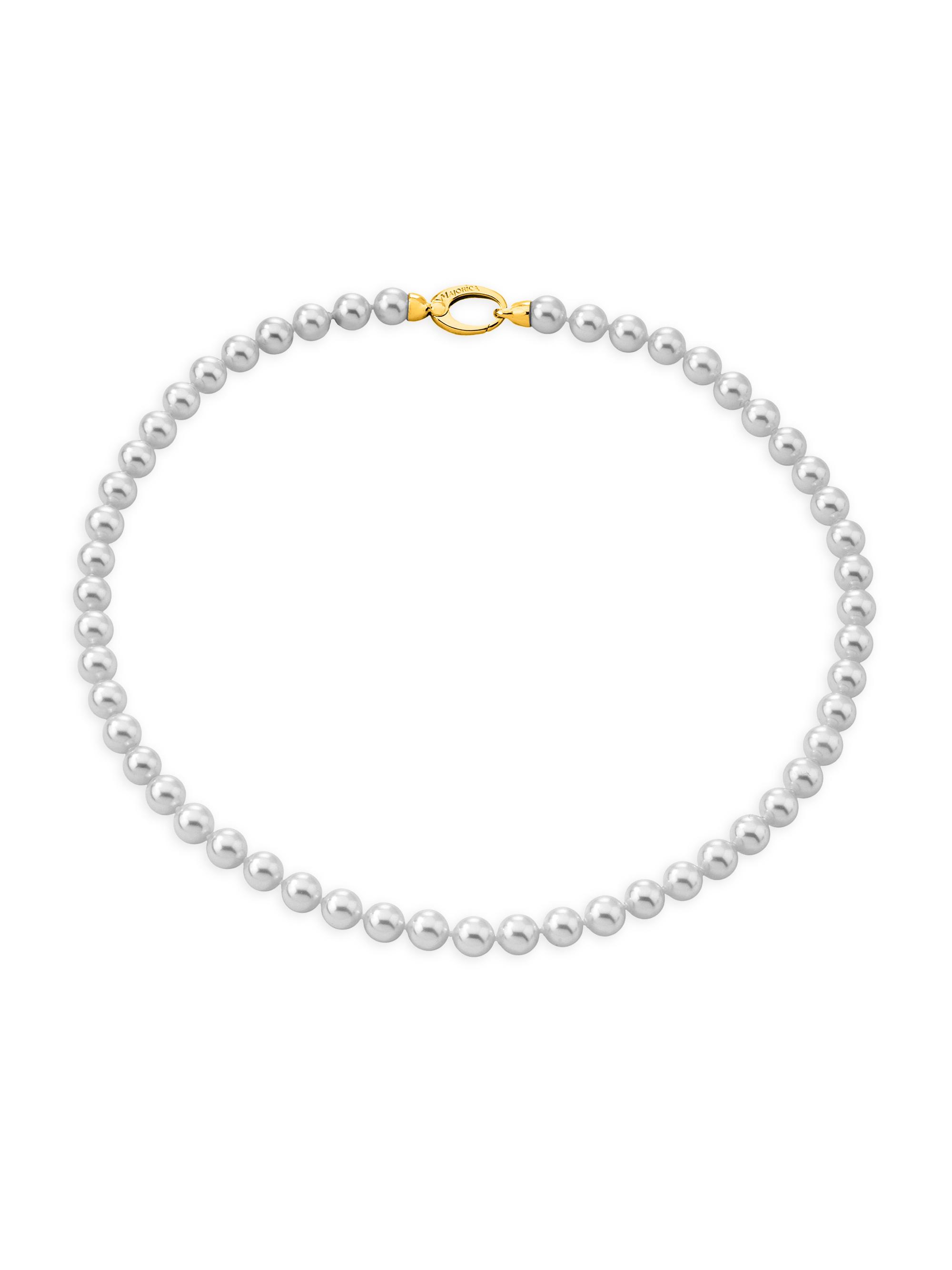 Majorica Women's Lyra 18K-Gold-Plated & Imitation Pearl Necklace - Pearl