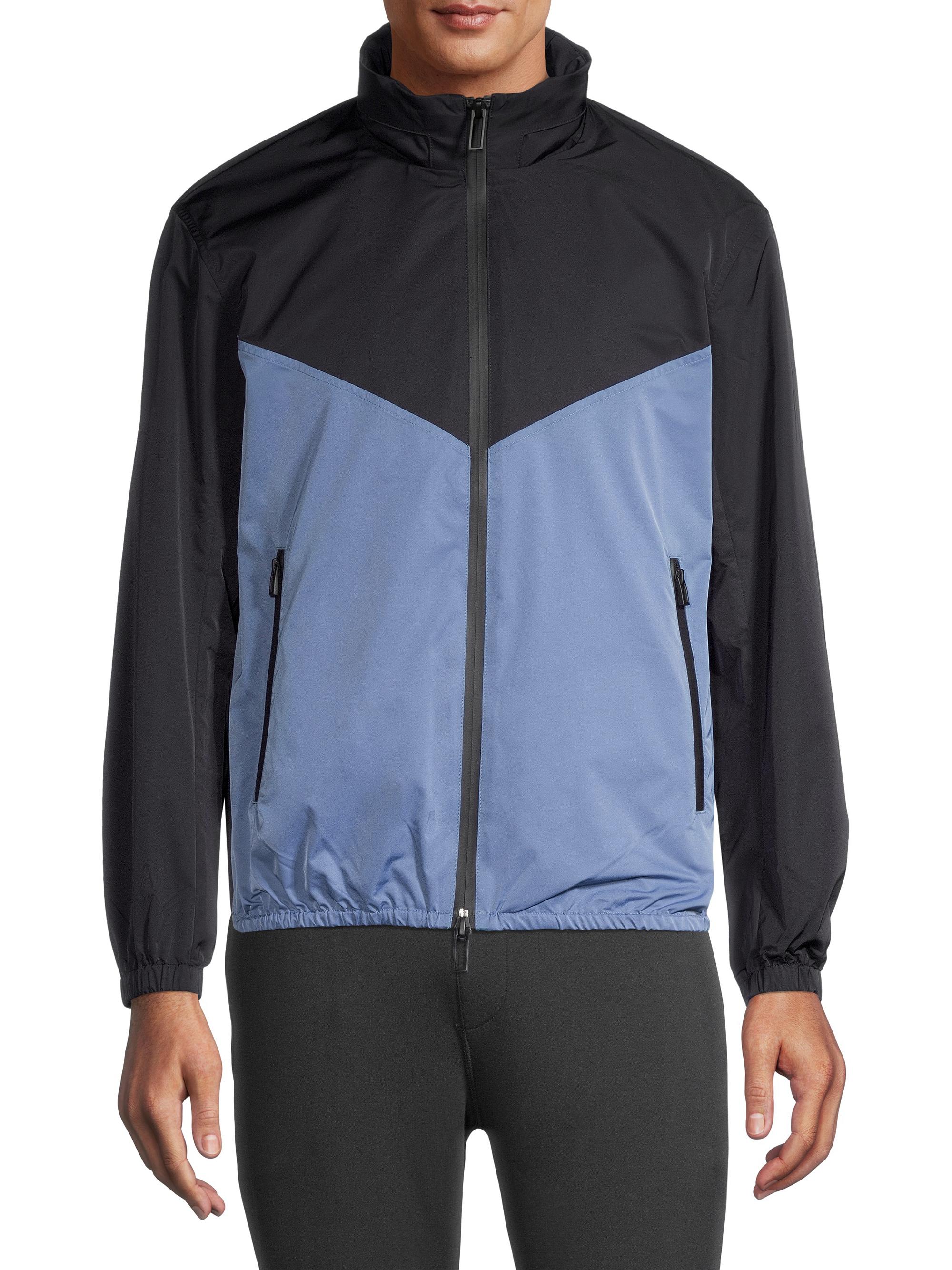 Emporio Armani Hooded Windbreaker Jacket | Saks Fifth Avenue