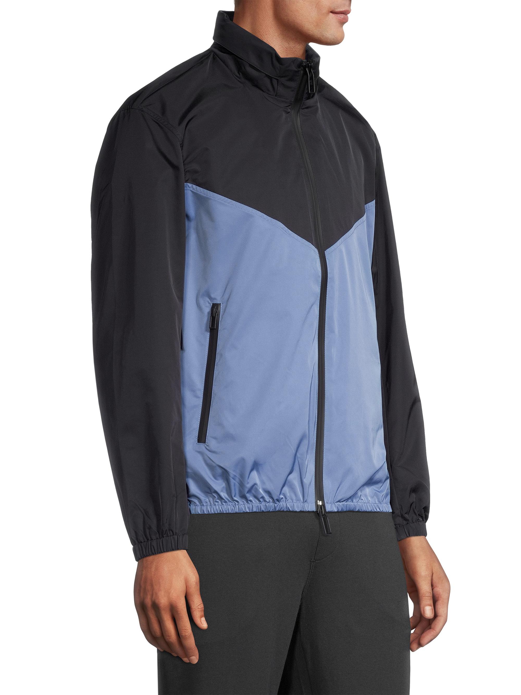 Emporio Armani Hooded Windbreaker Jacket | Saks Fifth Avenue