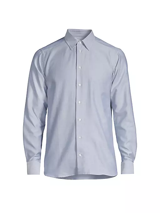 Emporio Armani - Textured Cotton Dress Shirt