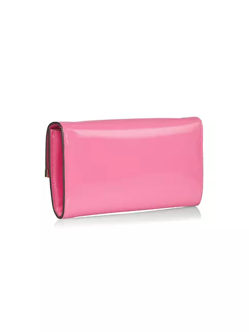 Shop Jimmy Choo Emmie Patent Leather Clutch-On-Chain