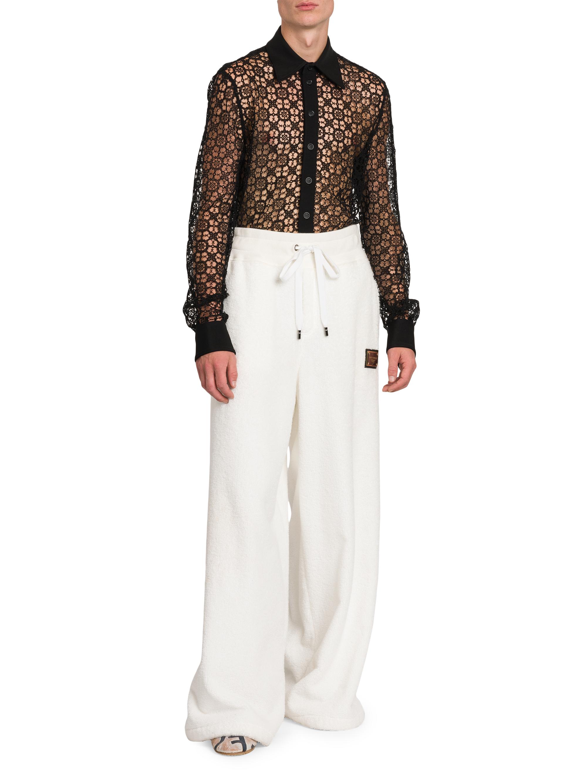 Dolce&Gabbana Macramé Lace Shirt | Saks Fifth Avenue