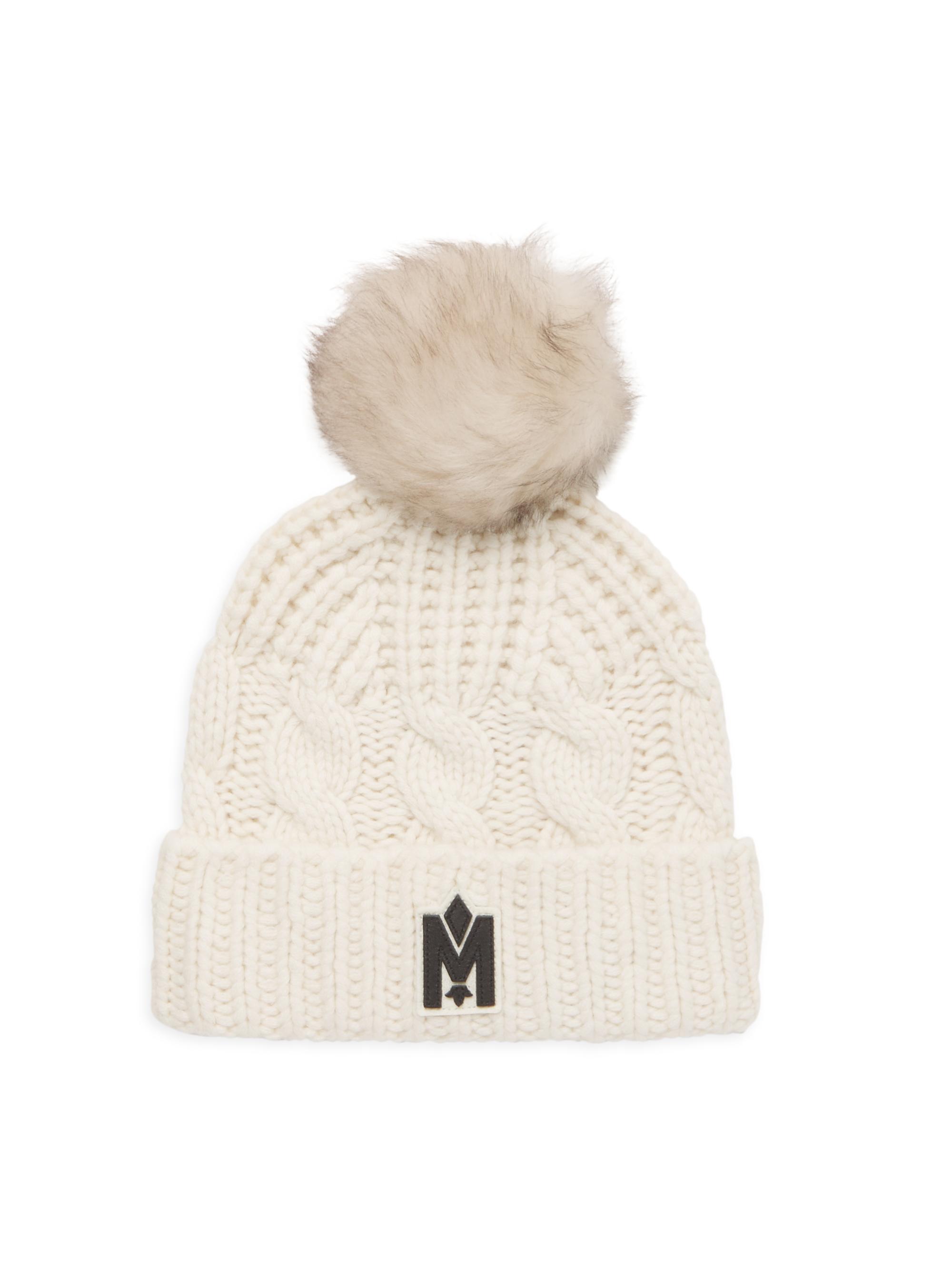 Mackage Gray Knit Pom Beanie Mackage Doris Classic Knit Hat - Women main image 3