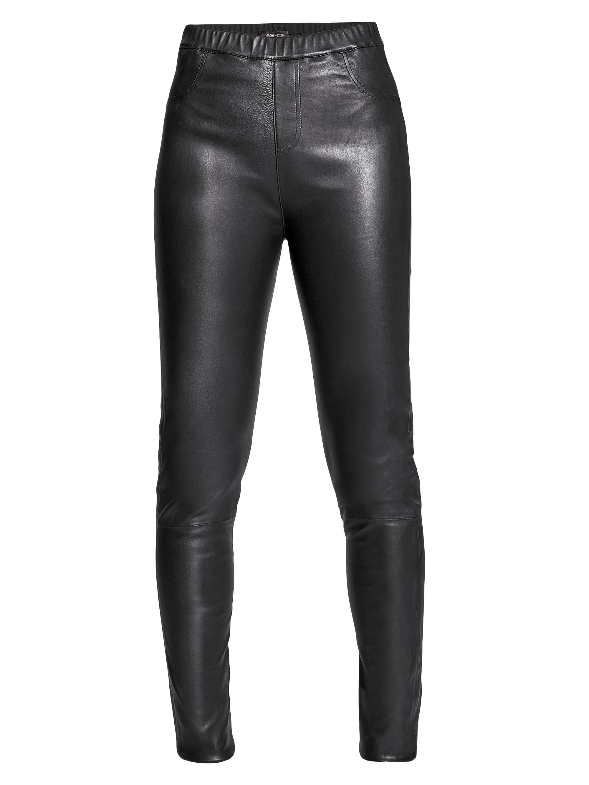 AS by DF Women's Kenny Stretch Leather Leggings - Black