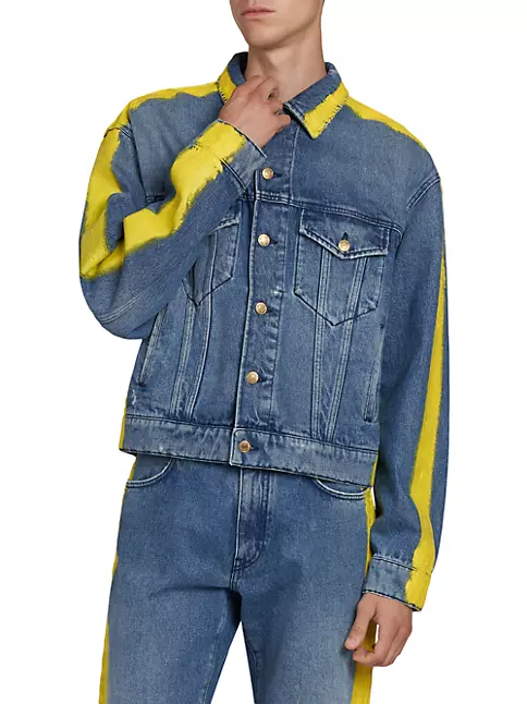LV Spray Denim Jacket - Men - Ready-to-Wear
