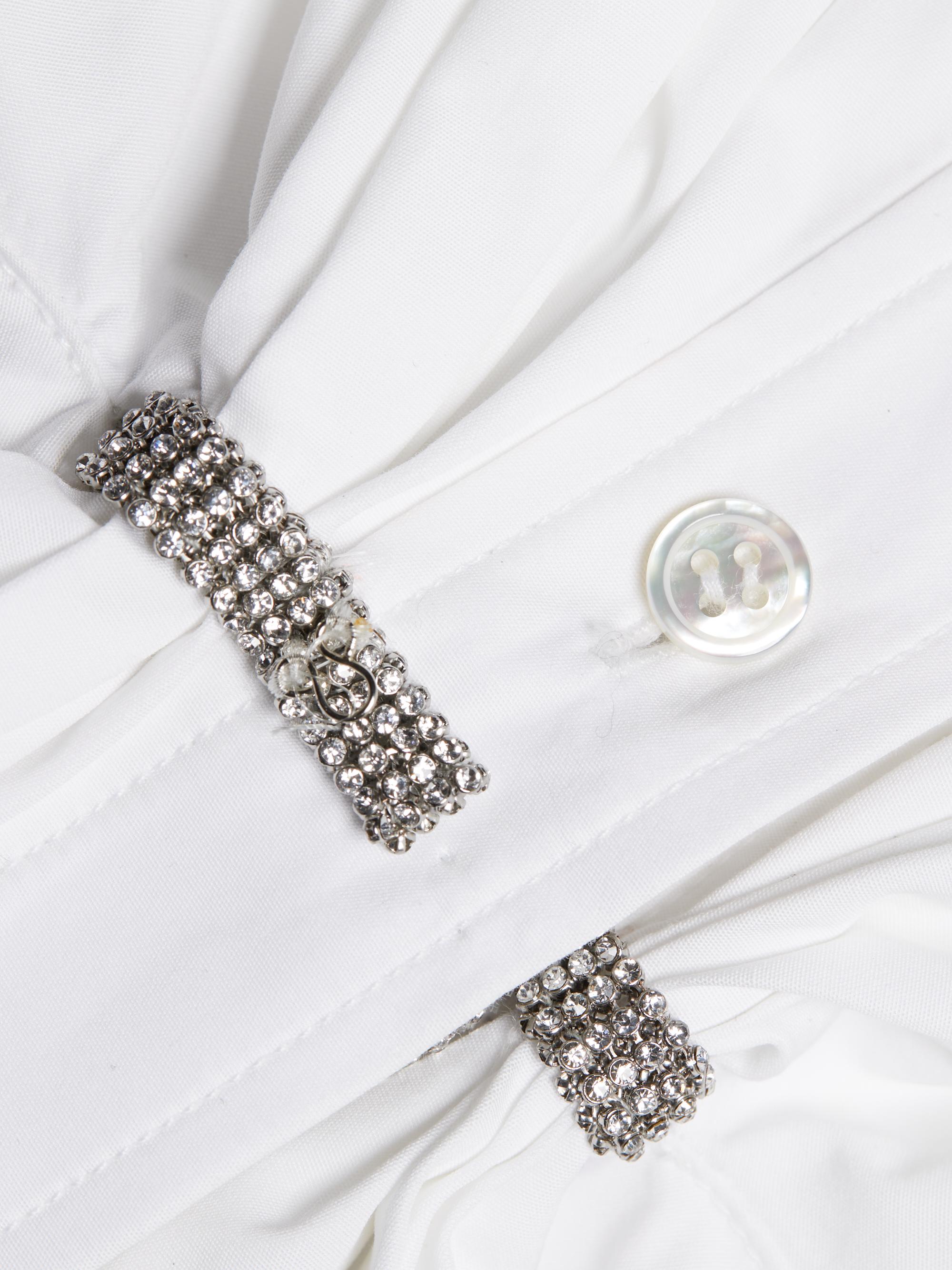 Alexander Wang Crystal-Tie Twist Shirtdress | Saks Fifth Avenue