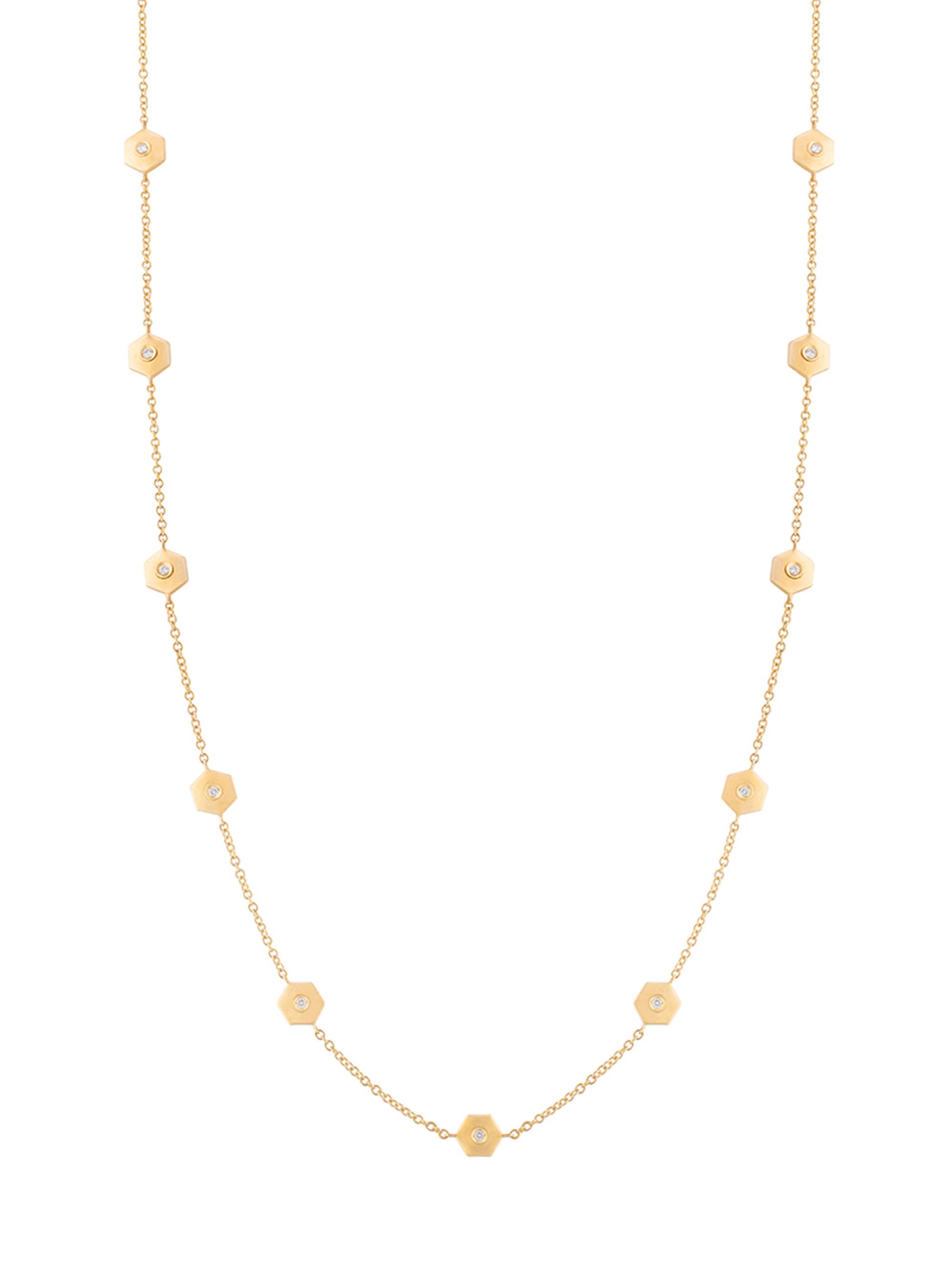 Miseno Women's Baia 18K Yellow Gold & 1.25 TCW Diamond Station Long Necklace - Yellow Gold