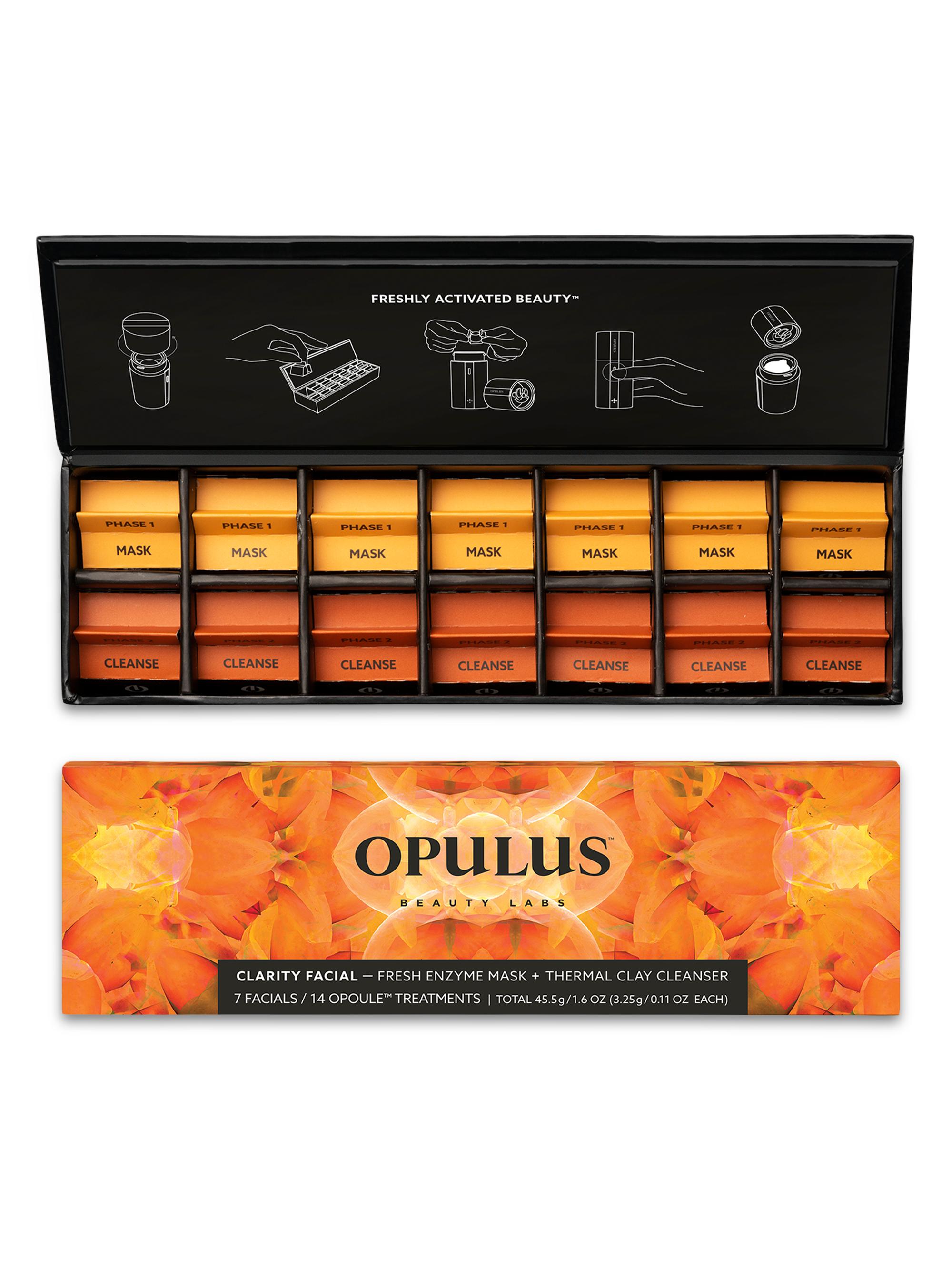 Opulus Beauty Labs Women's Glow Ritual Clarity Facial 14-Piece Opoule Set