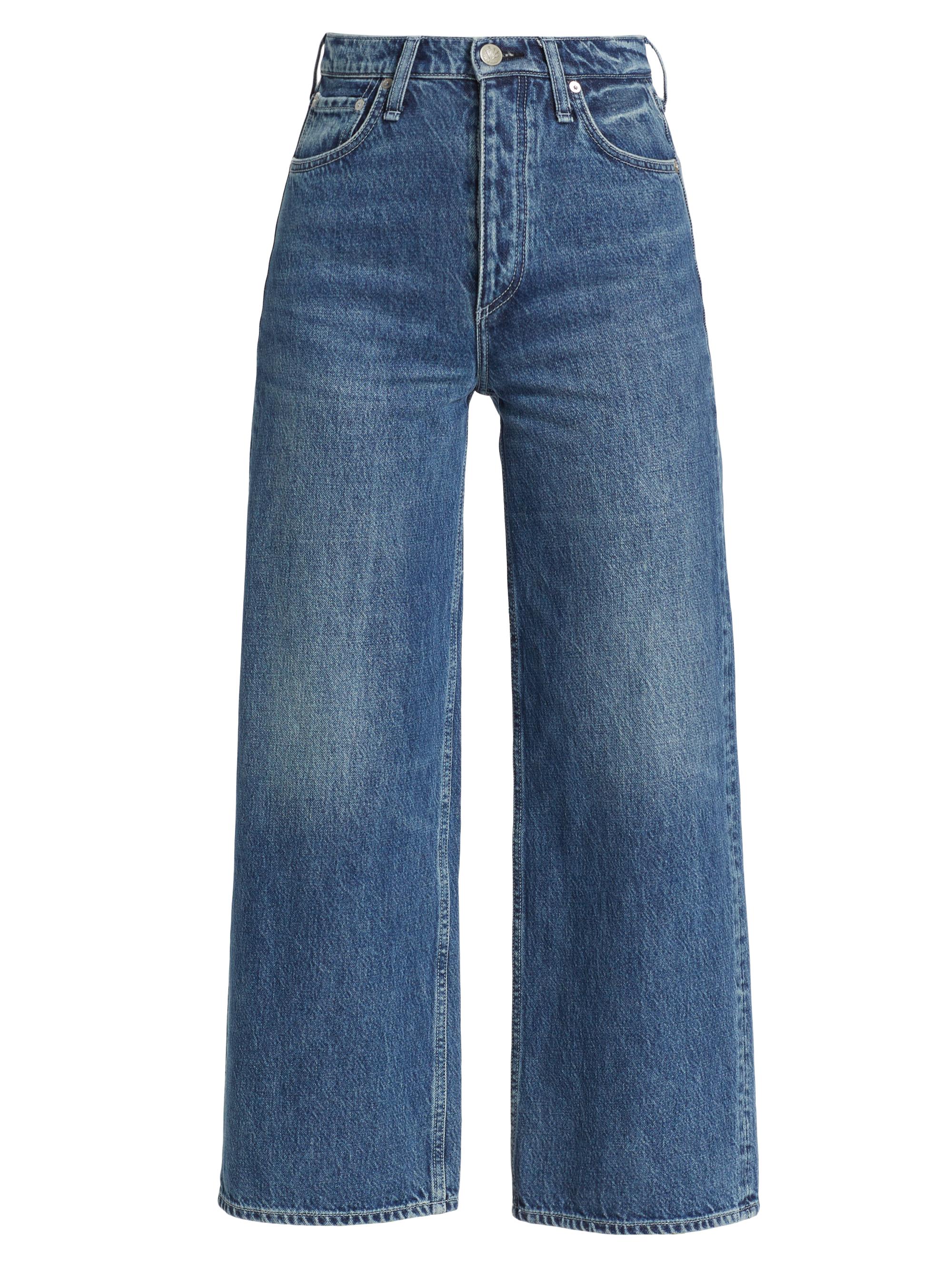 rag & bone Women's Andi High-Rise Wide-Leg Jeans - Corso