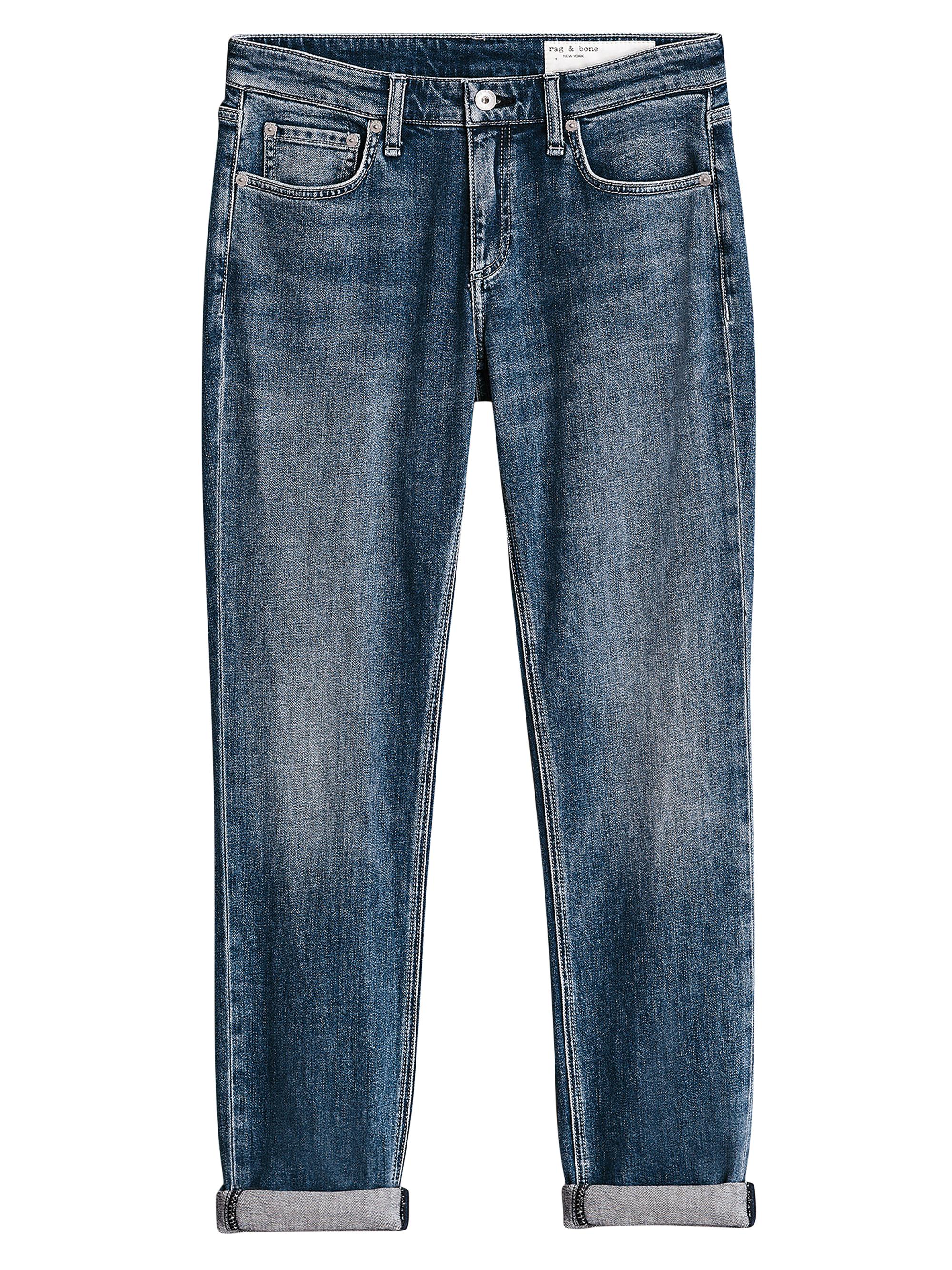 rag & bone Women's Dre Low-Rise Slim Boyfriend - Corso